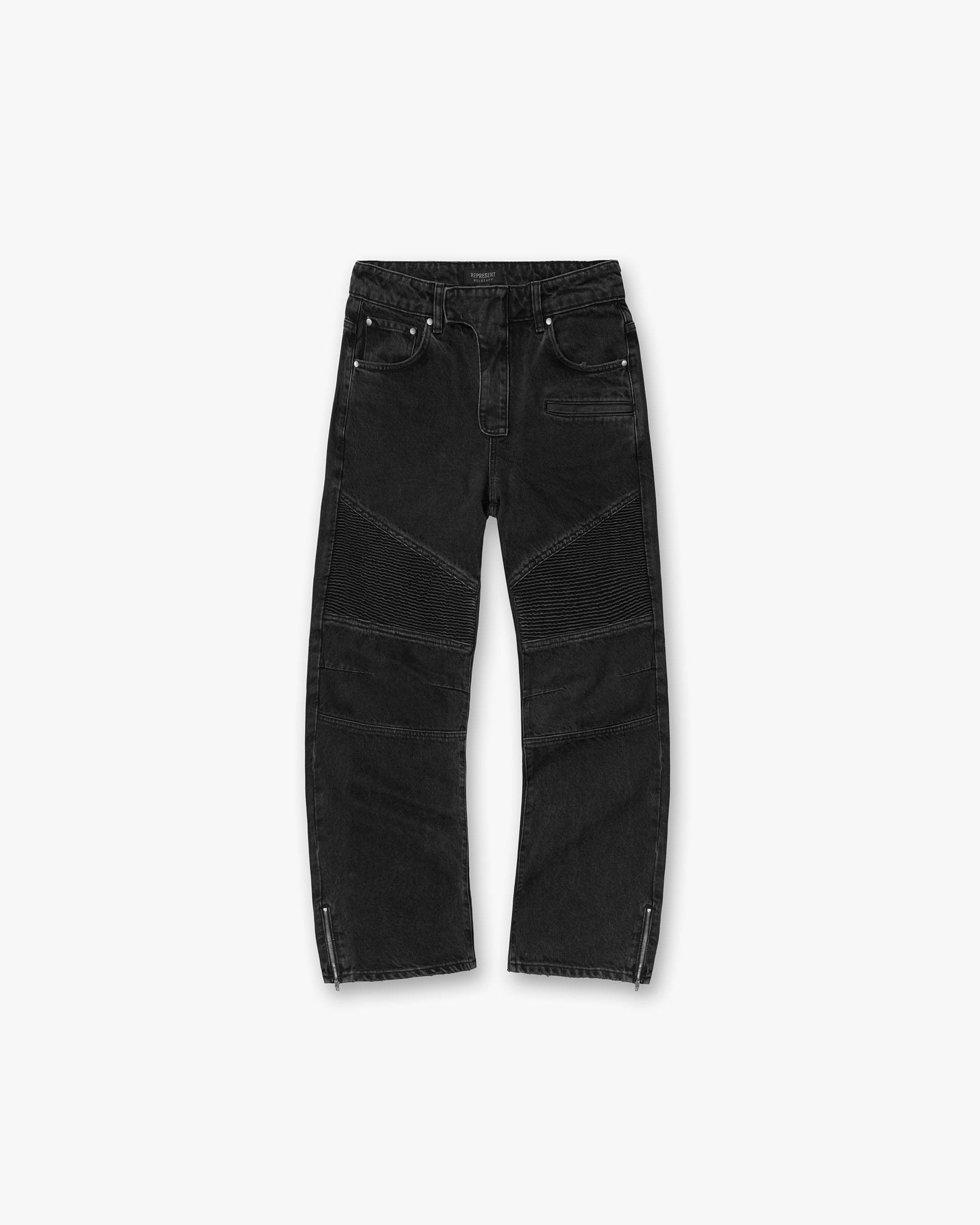 Represent X Belstaff Biker Denim - Vintage Grey