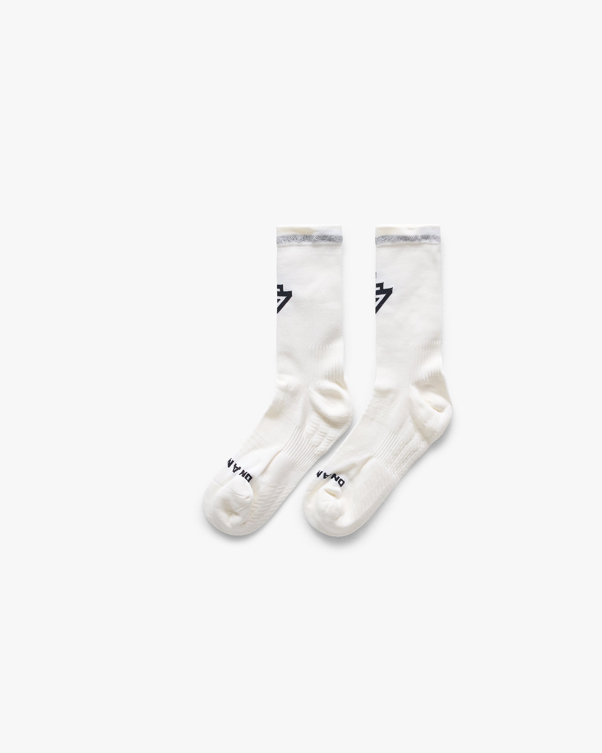 247 Reflex Run Socks - Flat White