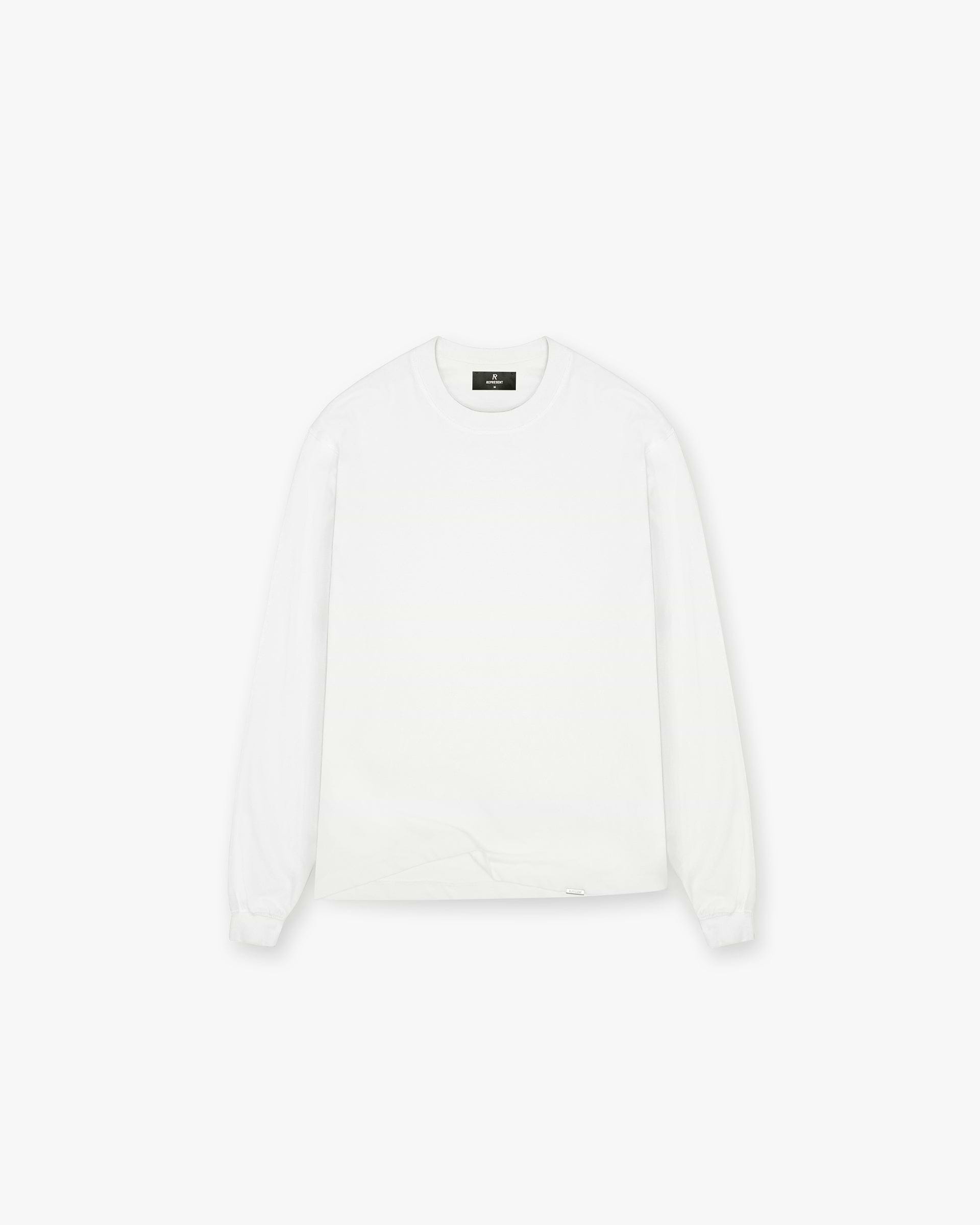 Initial Long Sleeve T-Shirt - Blanco