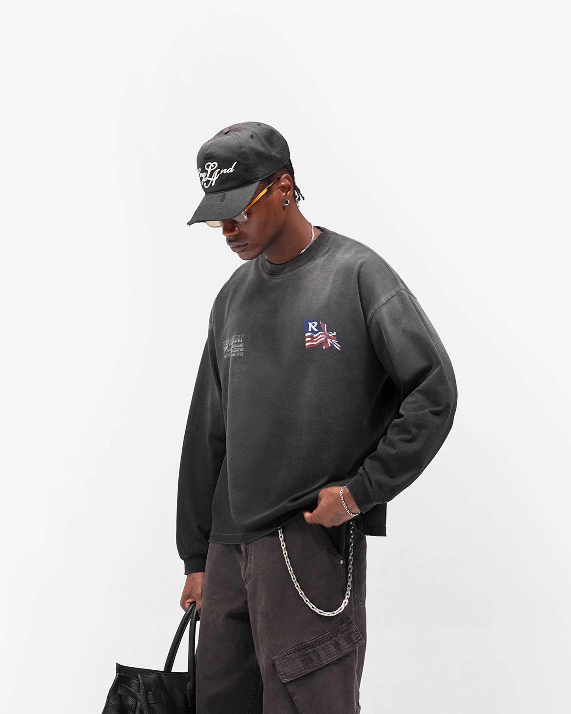 Eagle Long Sleeve T-Shirt - Black