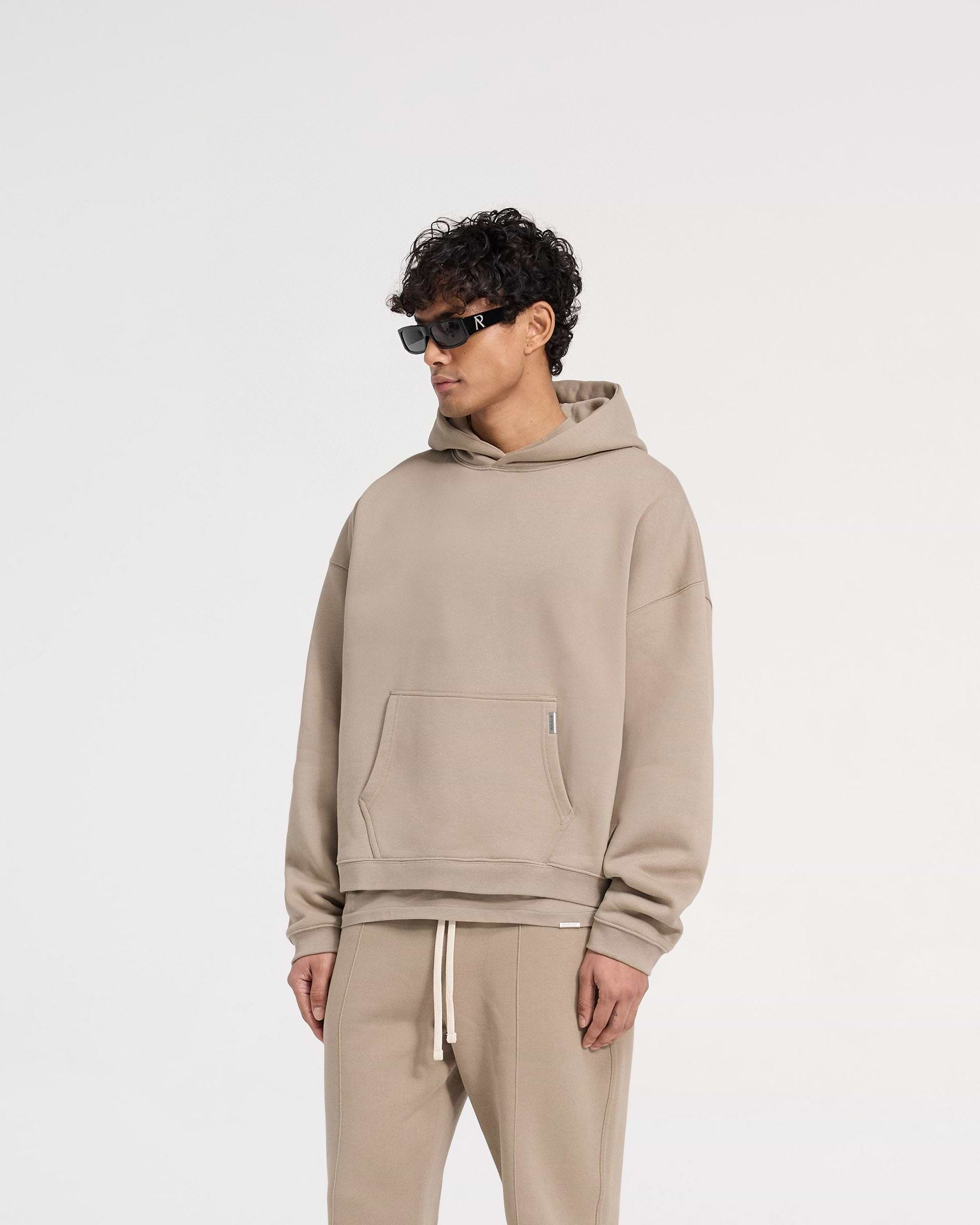 Initial Boxy Hoodie - Duna