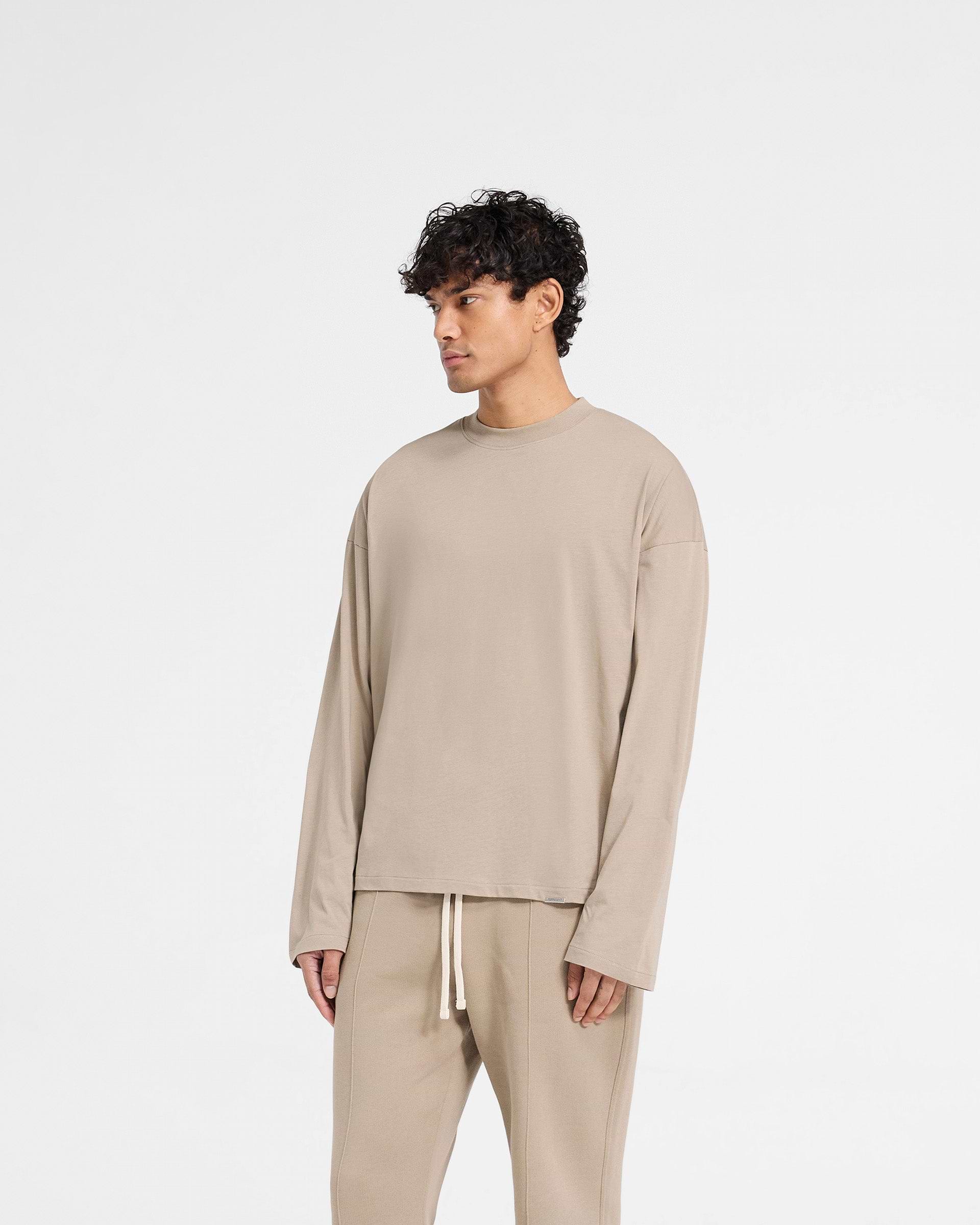 Initial Long Sleeve Open Cuff T-Shirt - Duna