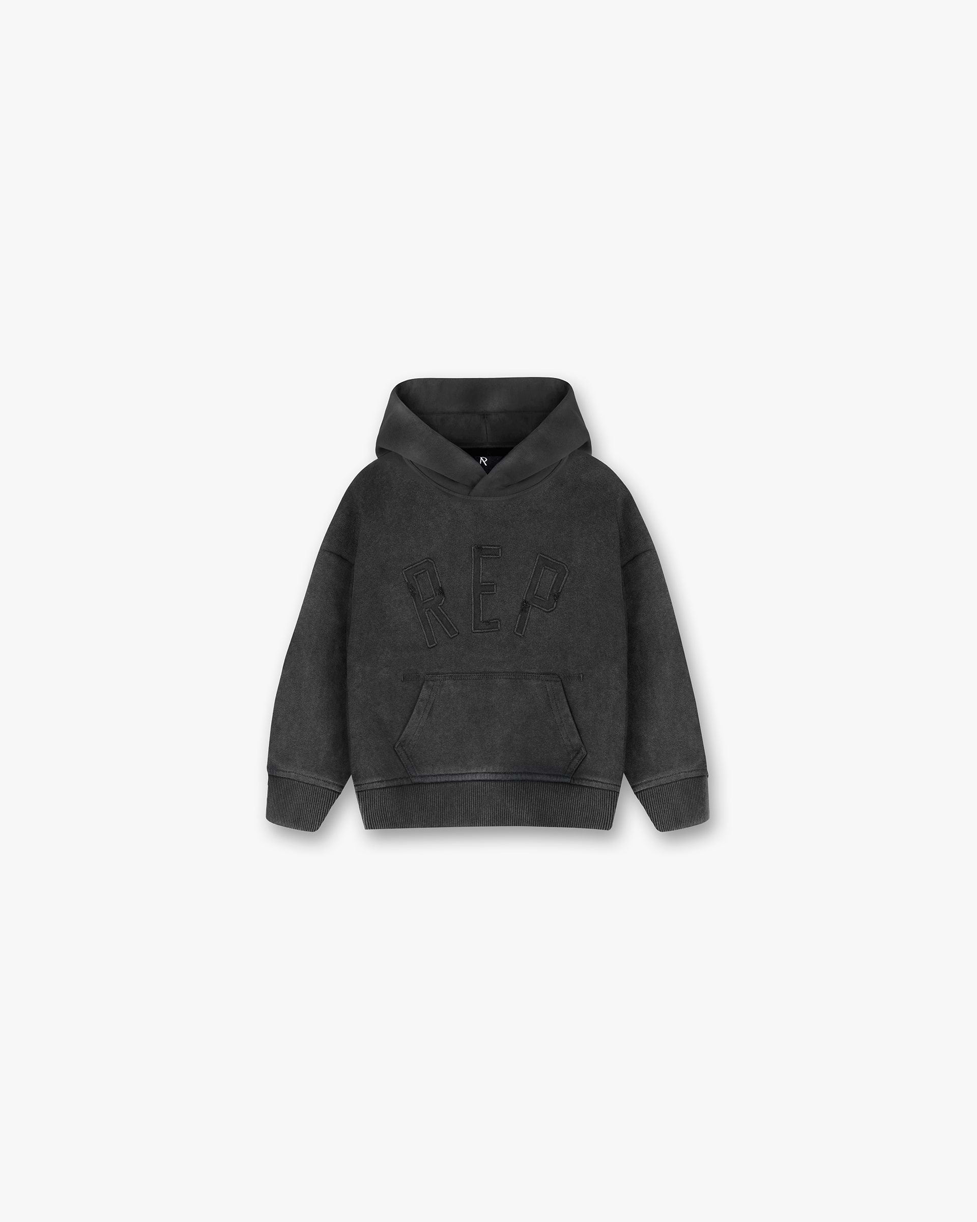 Mini Rep Applique Hoodie - Negro Vintage