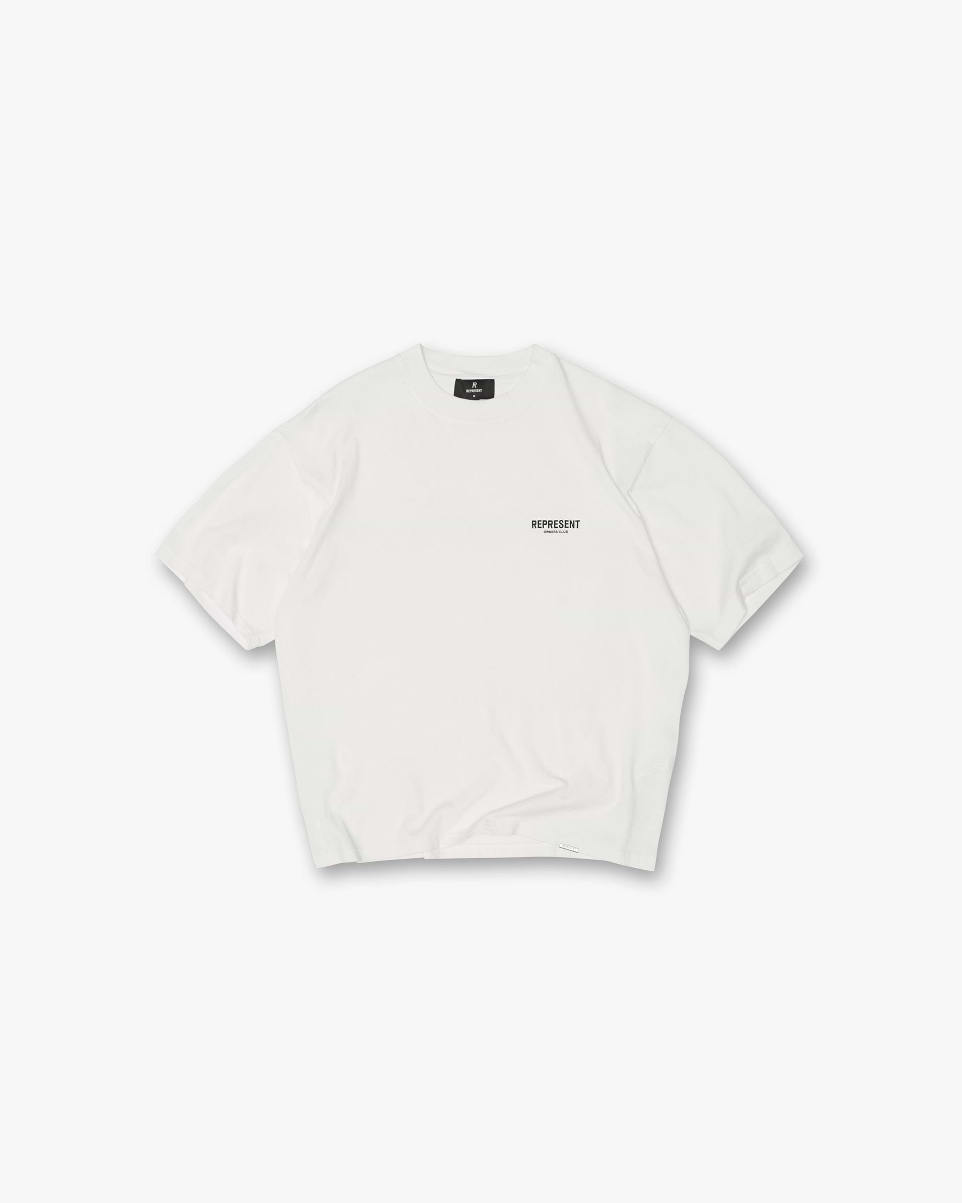T-Shirt Represent Owners Club - Blanc plat