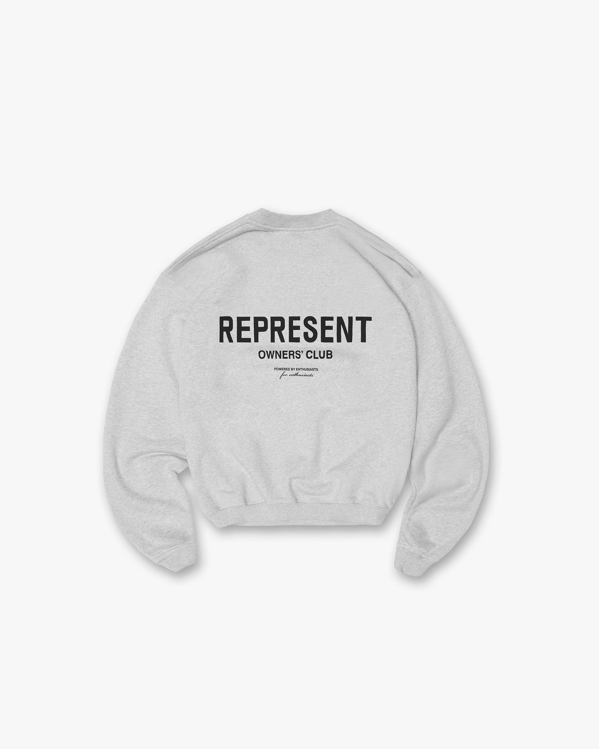 Represent Owners Club Sweater - Gris Ceniza