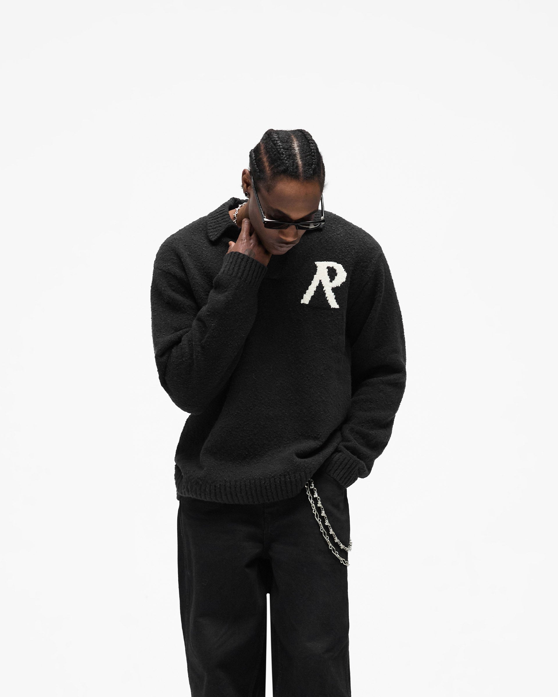 Knitted_Boucle_Polo_-_Jet_Black_04.jpg