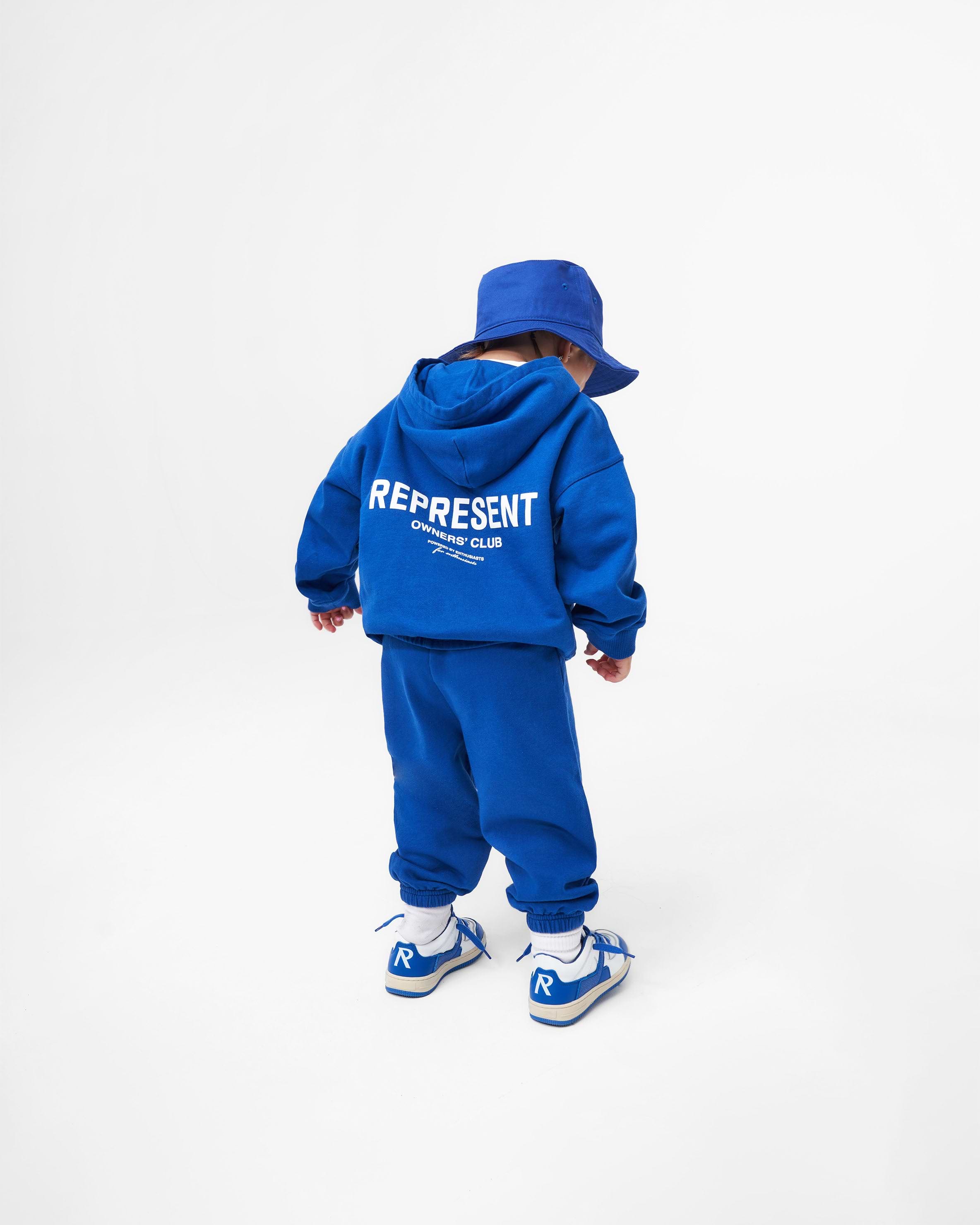 Represent Mini Owners Club Sweatpants | Cobalt Pants Owners Club | Represent Clo