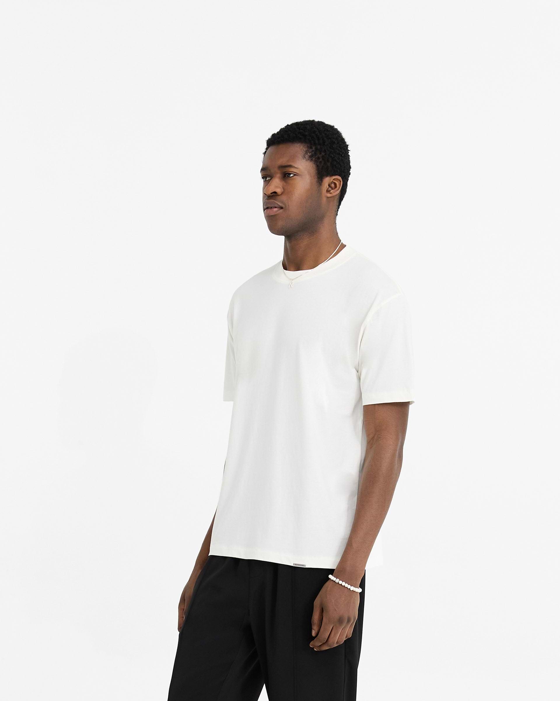 Initial T-Shirt - Blanco Liso