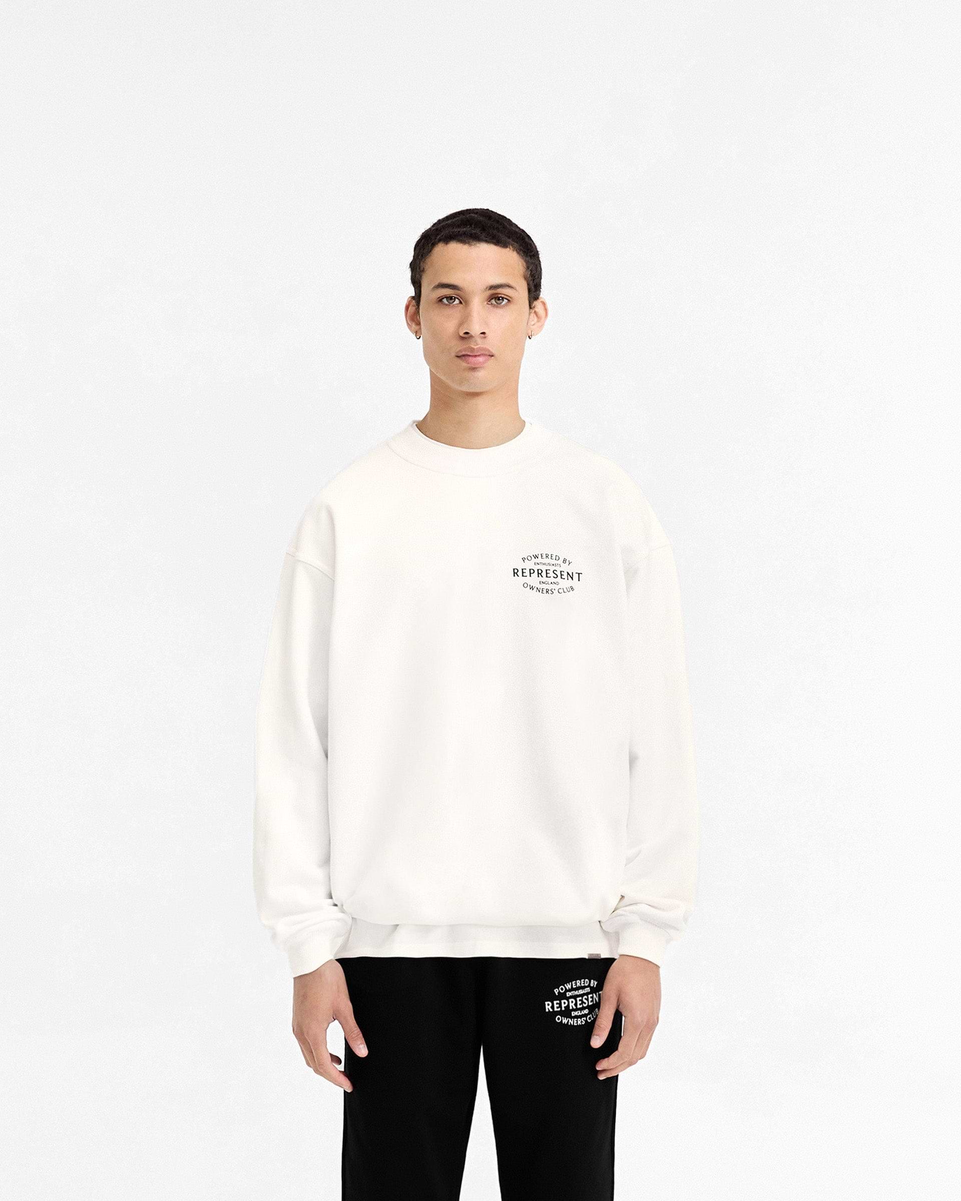Represent Owners Club Stamp Sweater - Blanco