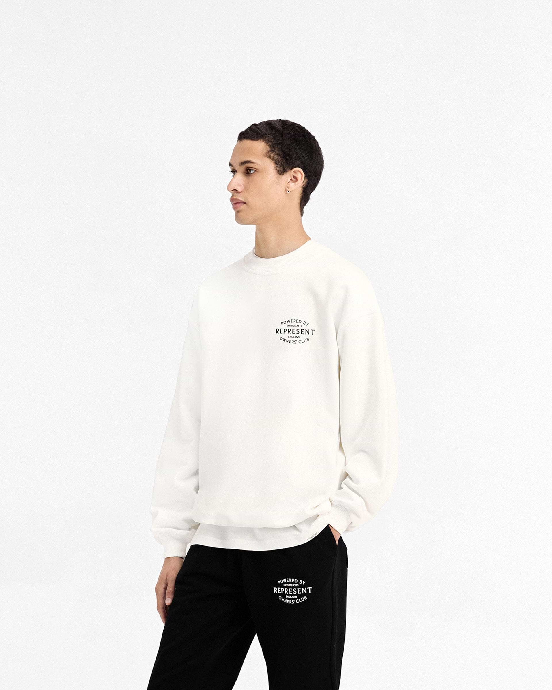 Represent Owners Club Stamp Sweater - Blanco
