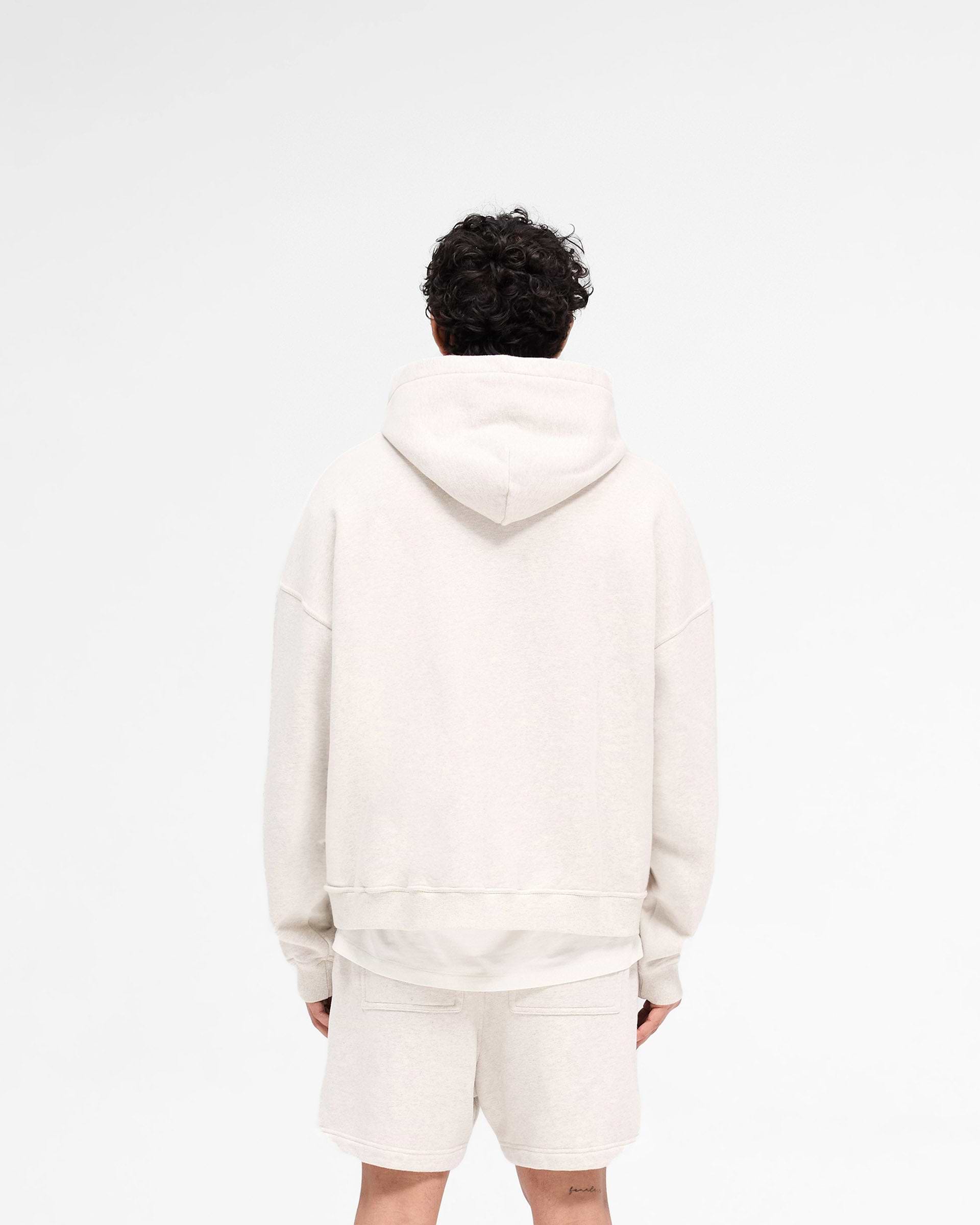 Rep Applique Hoodie - Crème Chiné
