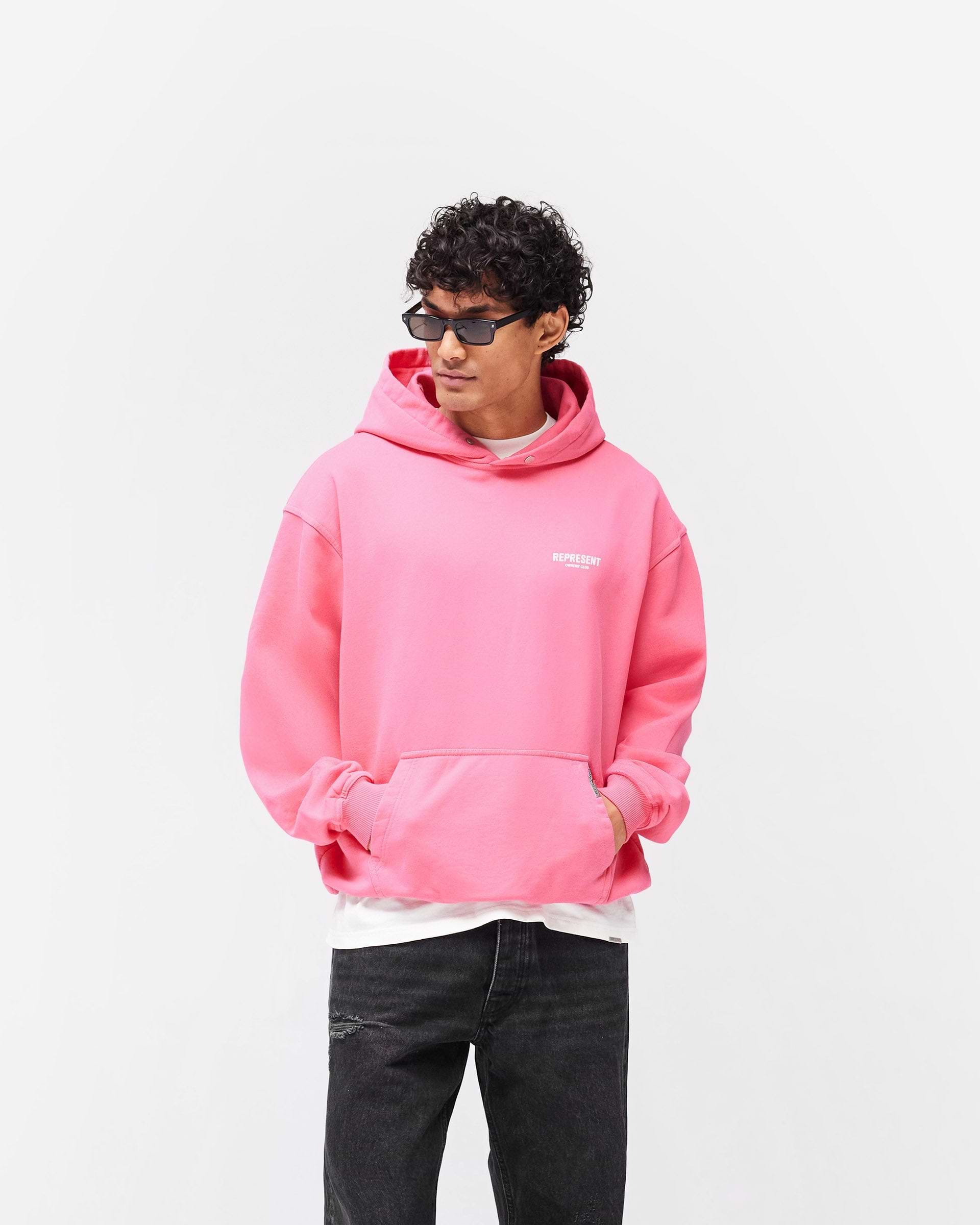 Represent Owners Club Hoodie - Rose Bubble-gum