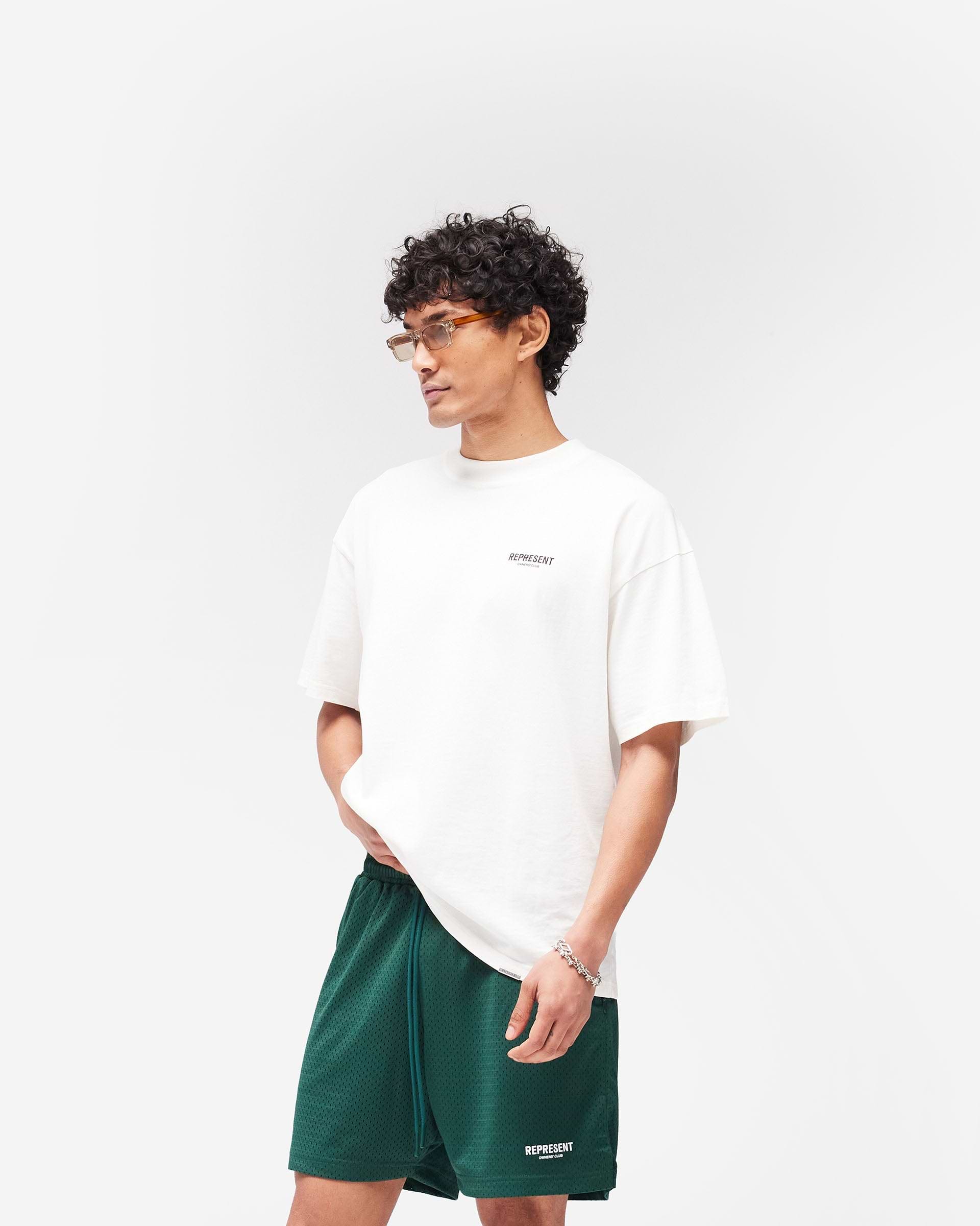 T-Shirt Represent Owners Club - Blanc plat