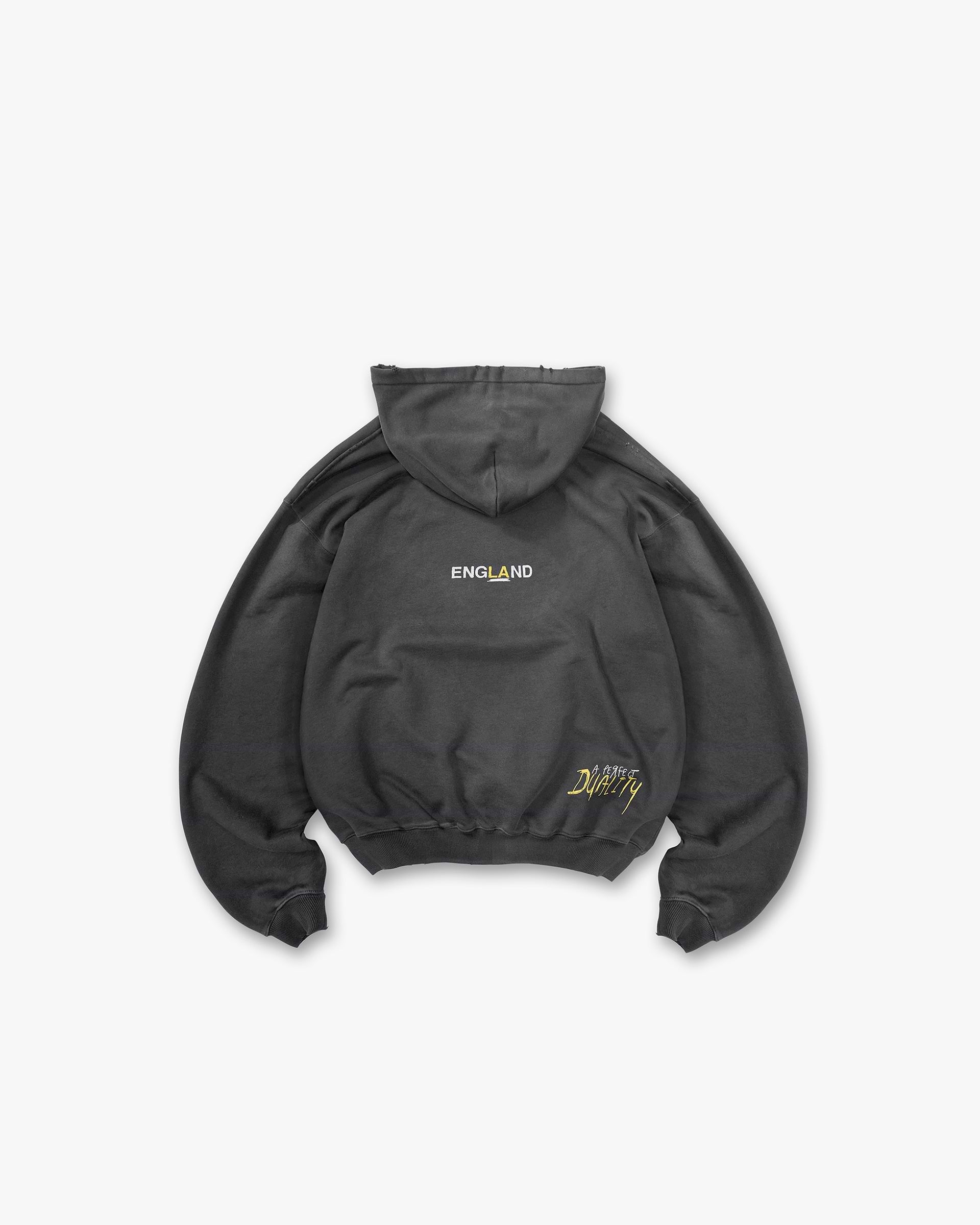 Enemy Hoodie - Washed Black