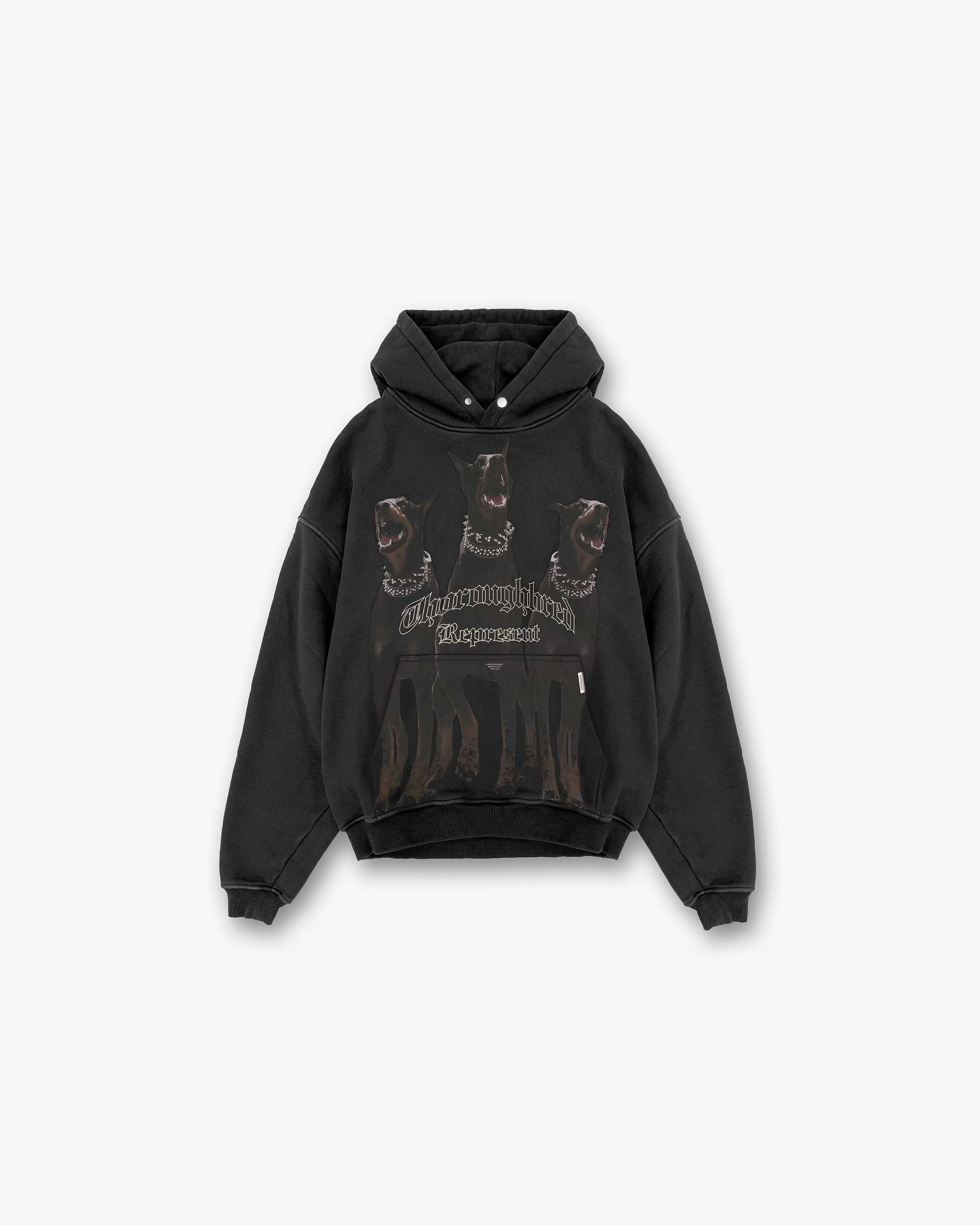Thoroughbred Hoodie - Noir vintage