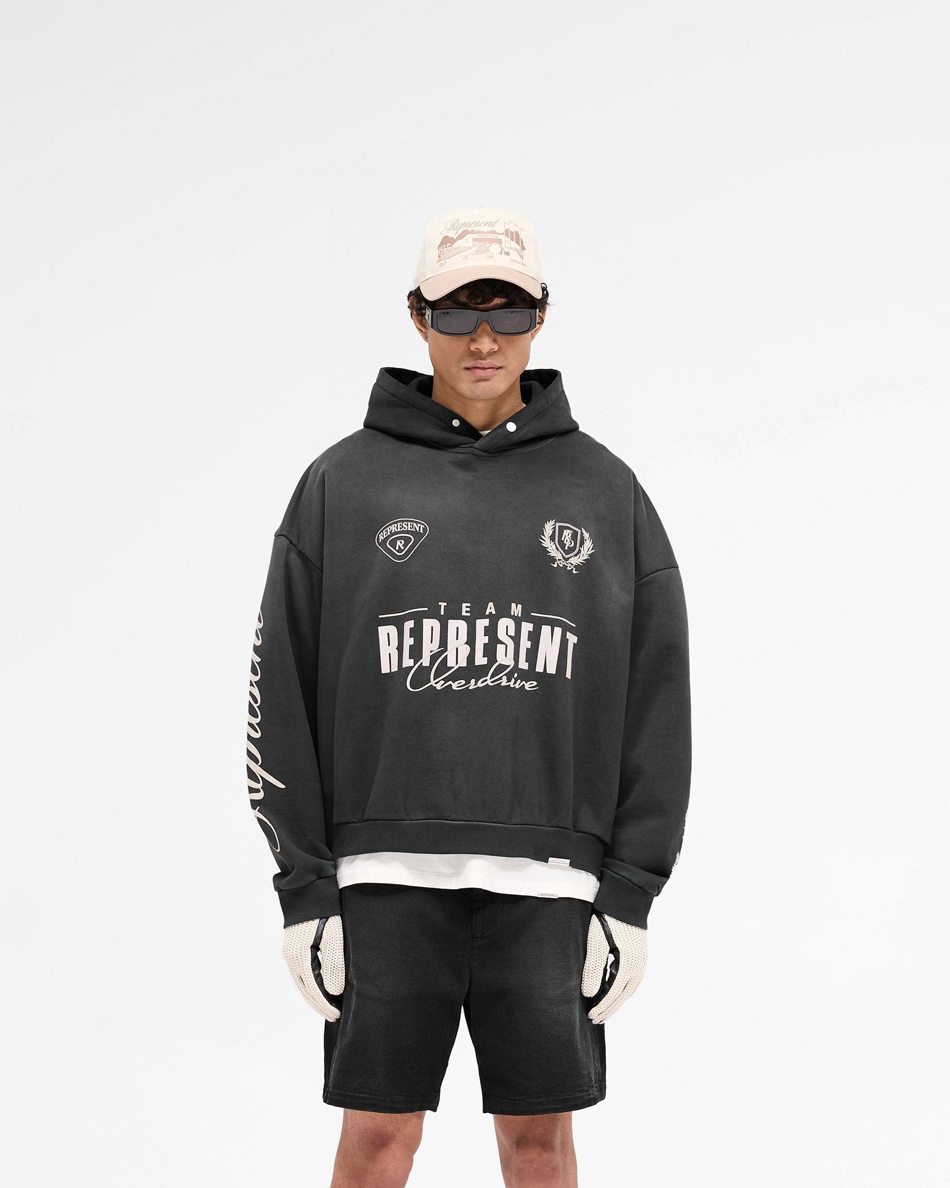 World Championship Sweat à capuche - Noir tacheté