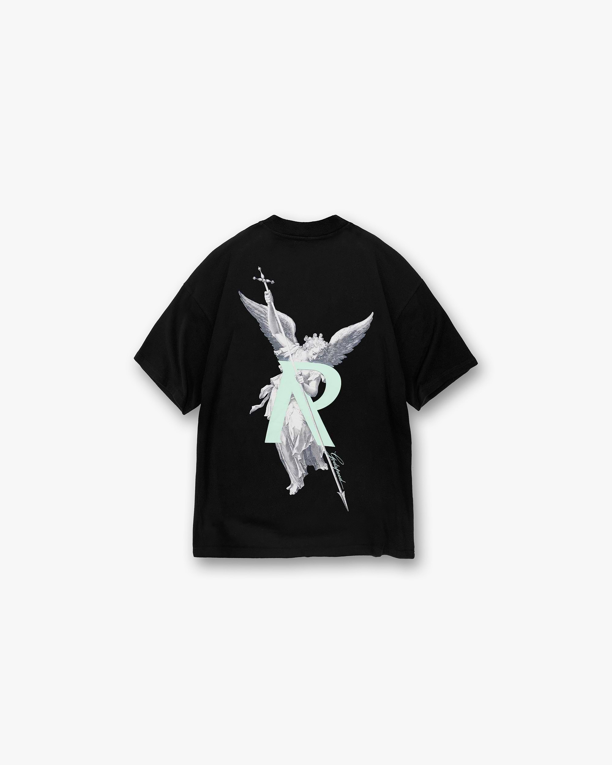 Archangel Initial T-Shirt - Tiefschwarz