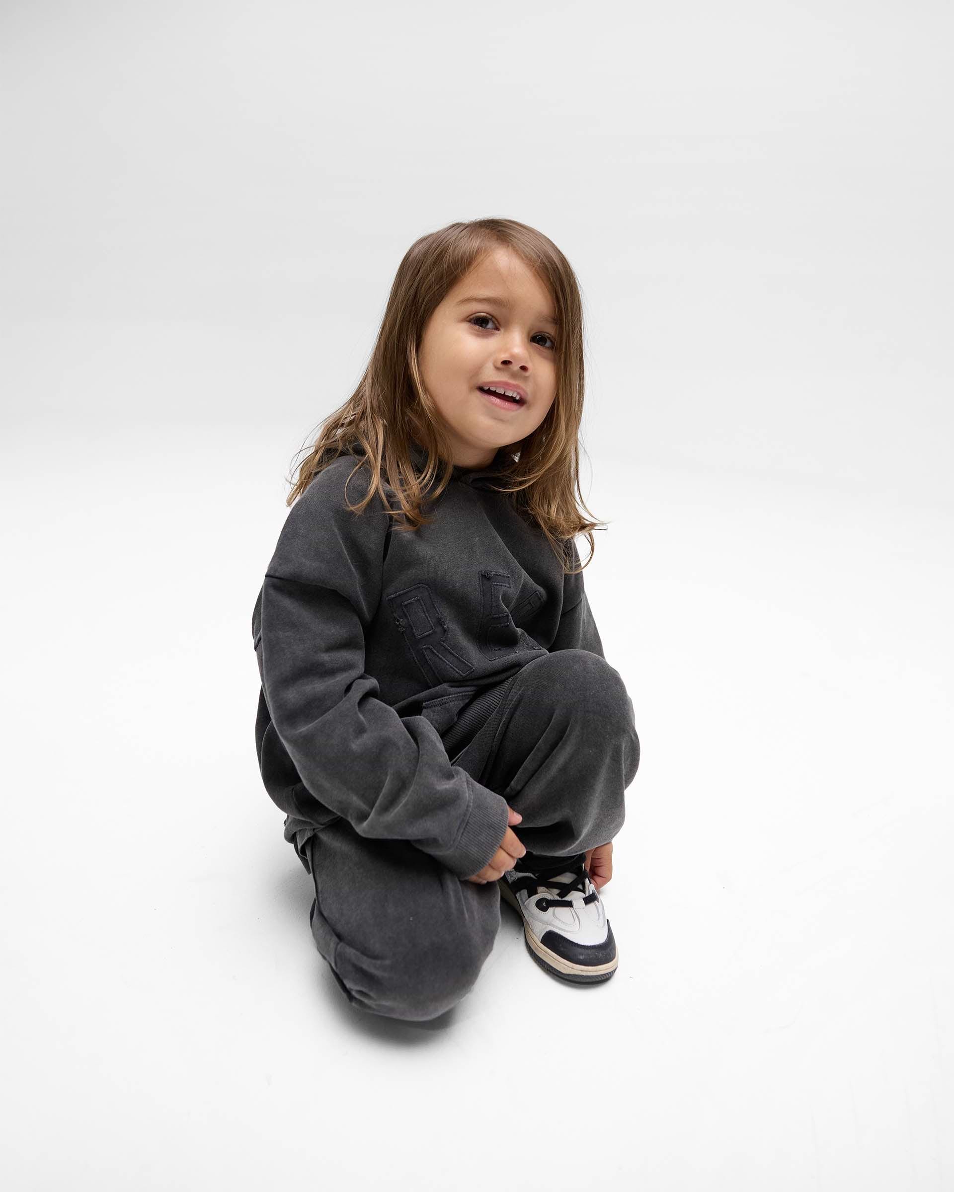Mini Rep Applique Hoodie - Negro Vintage