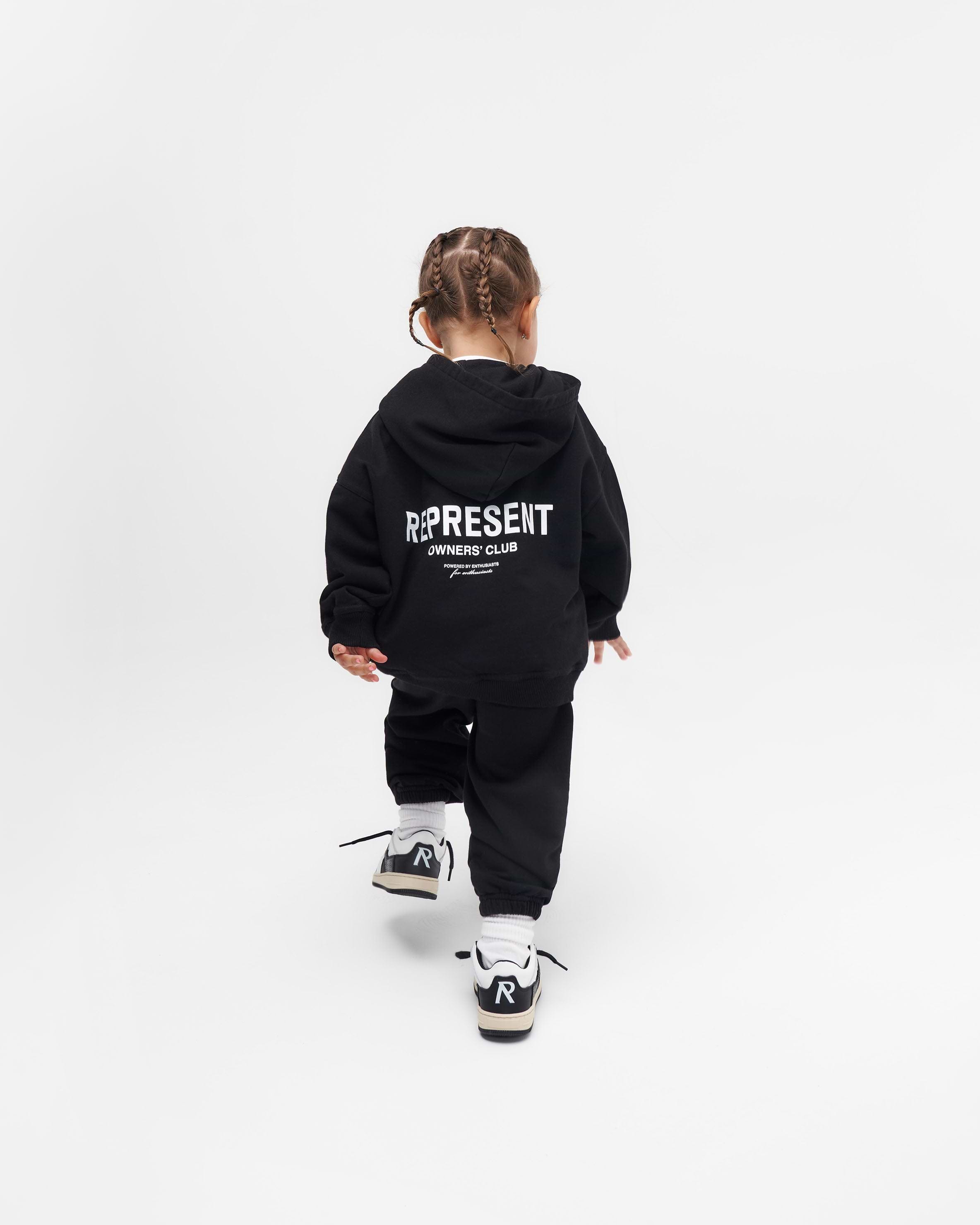 Represent Mini Owners Club Sweatpants | Black Pants Owners Club | Represent Clo