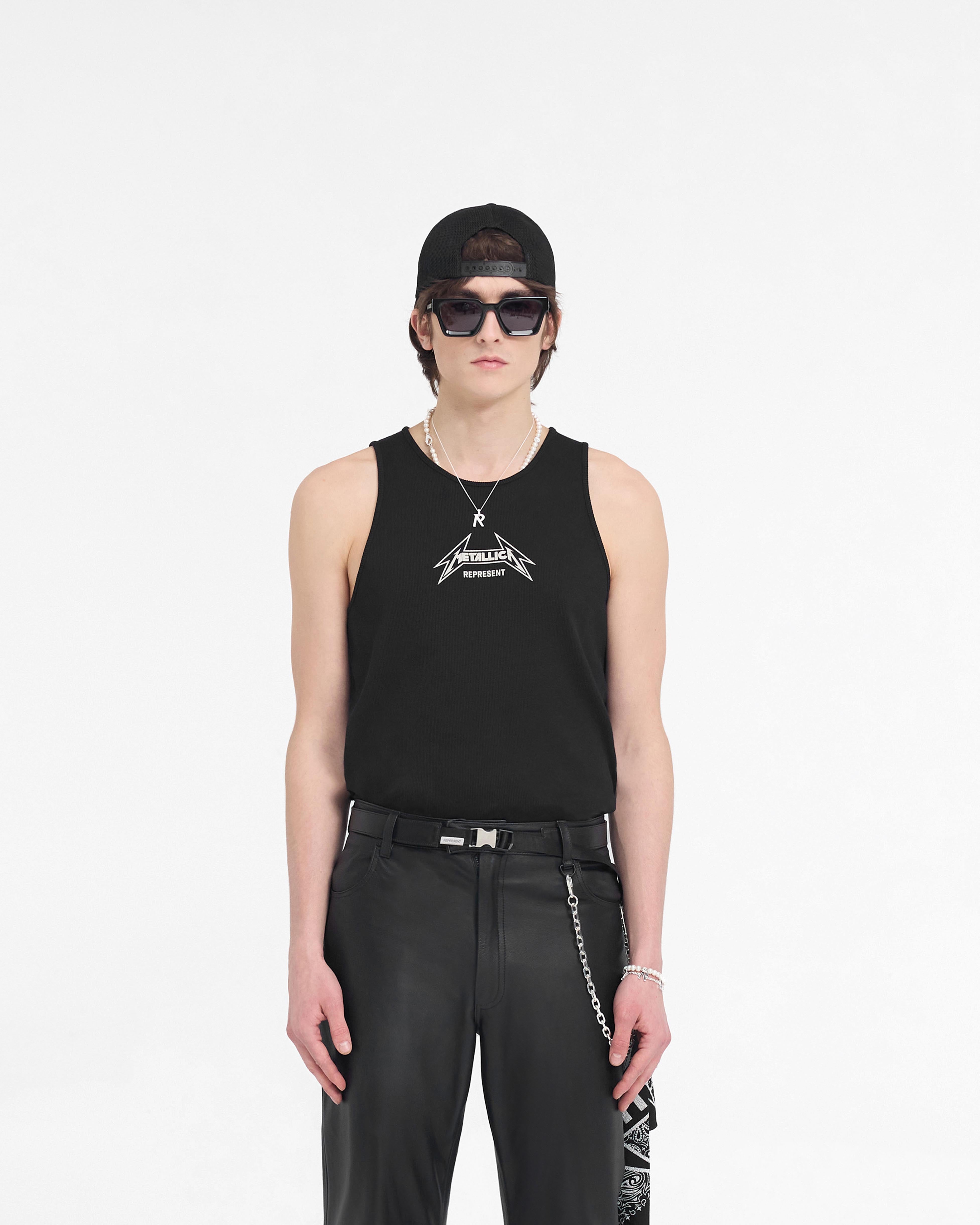 Represent X Metallica Local Crew Vest - Negro
