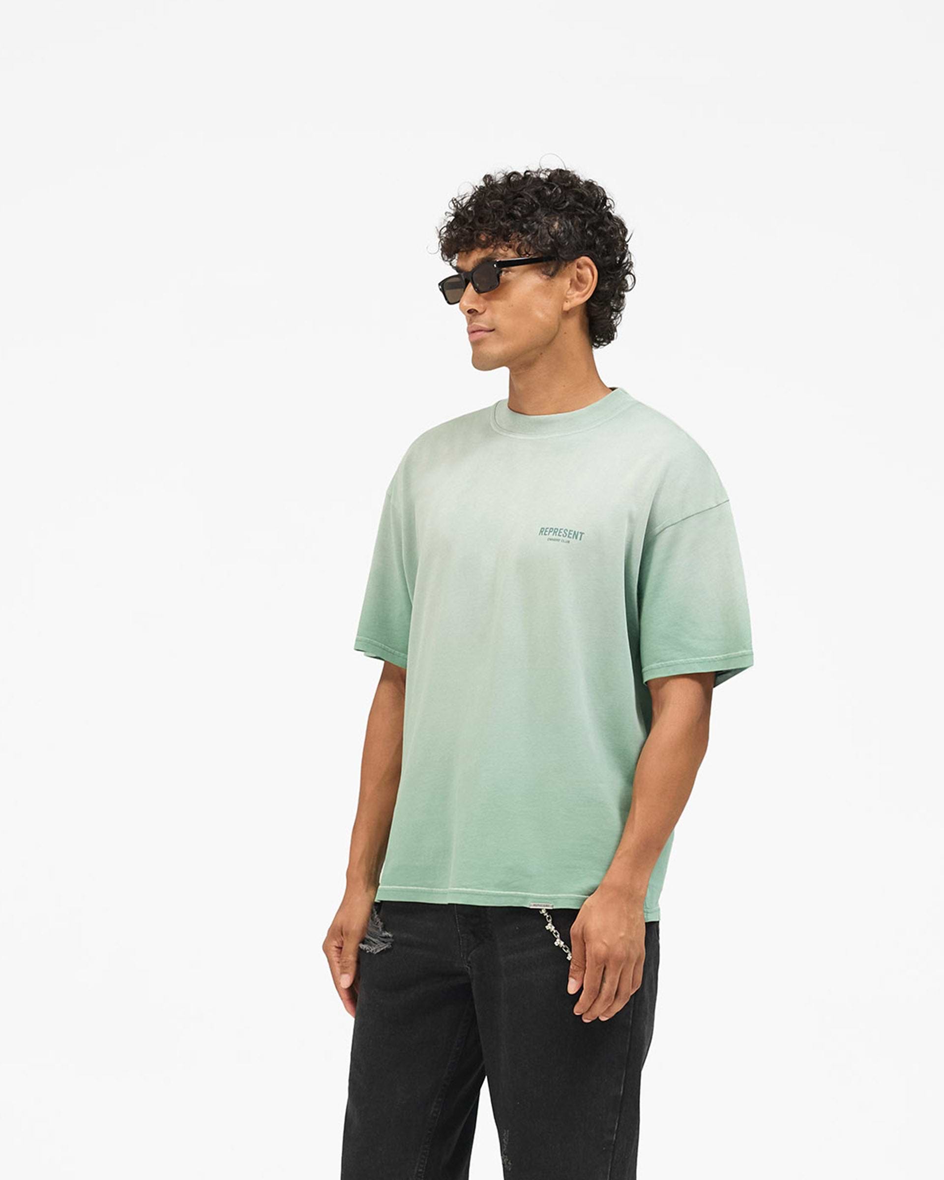 Represent Owners Club T-Shirt - Washed Aloe