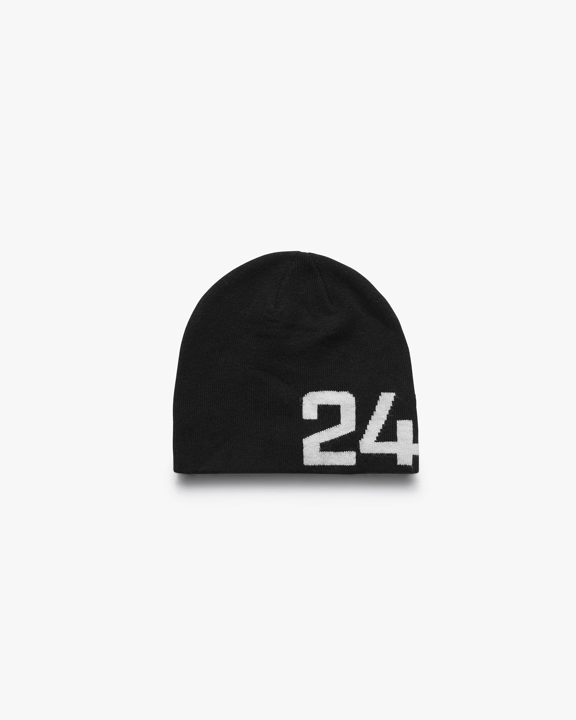 247 Numbers Beanie - Jet Black