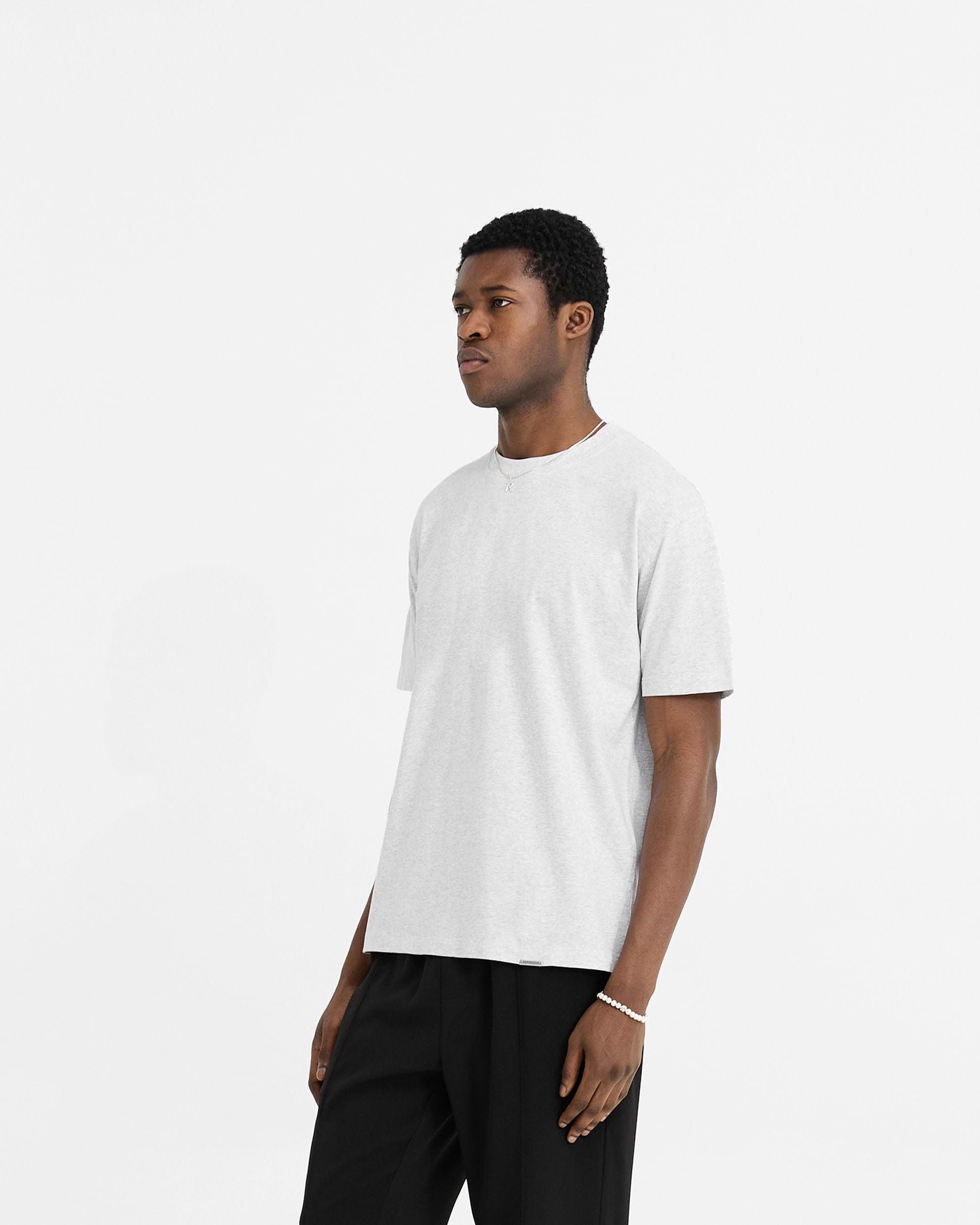 Initial Camiseta - Gris Hielo Jaspeado