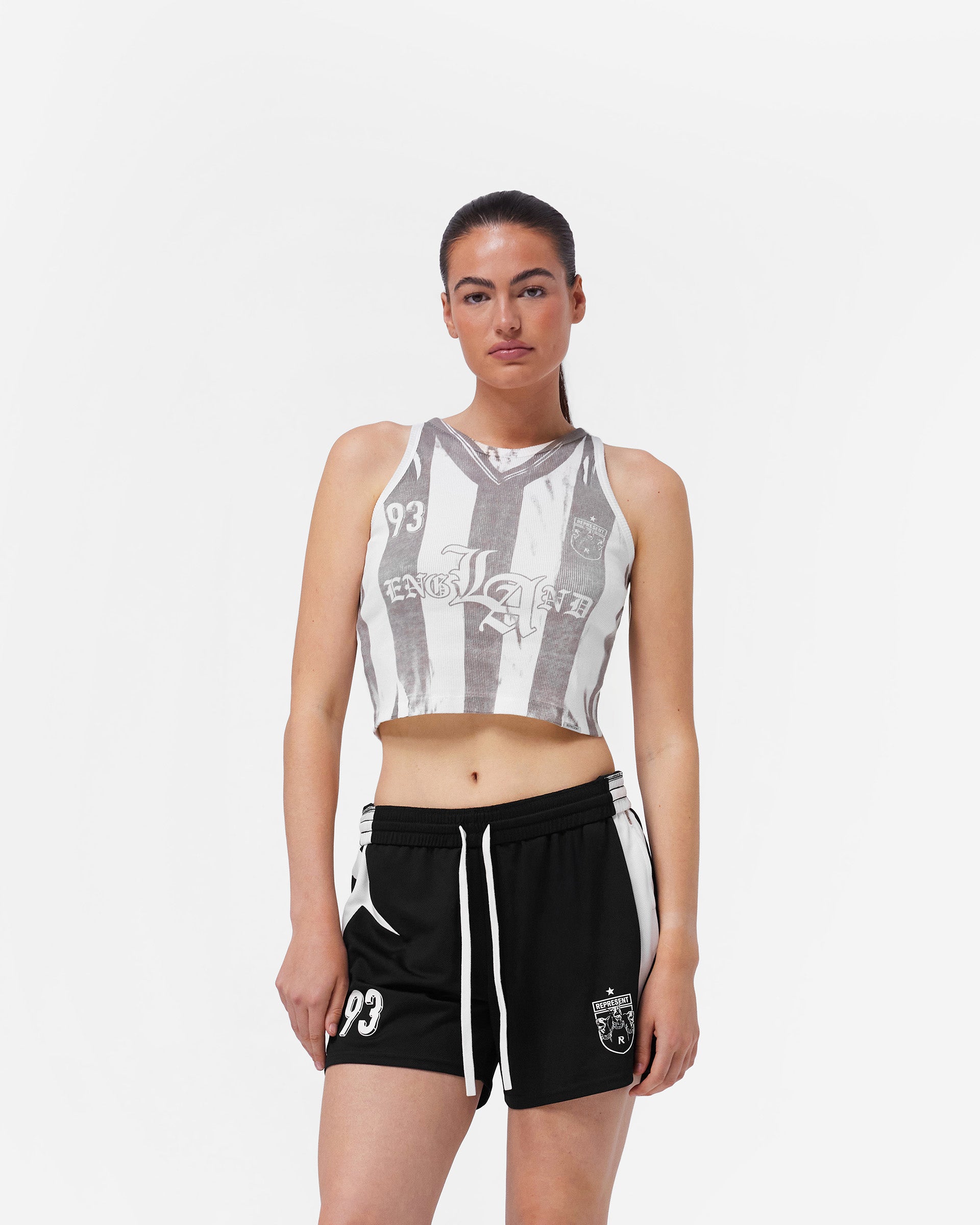 Printed Vest - Flat White