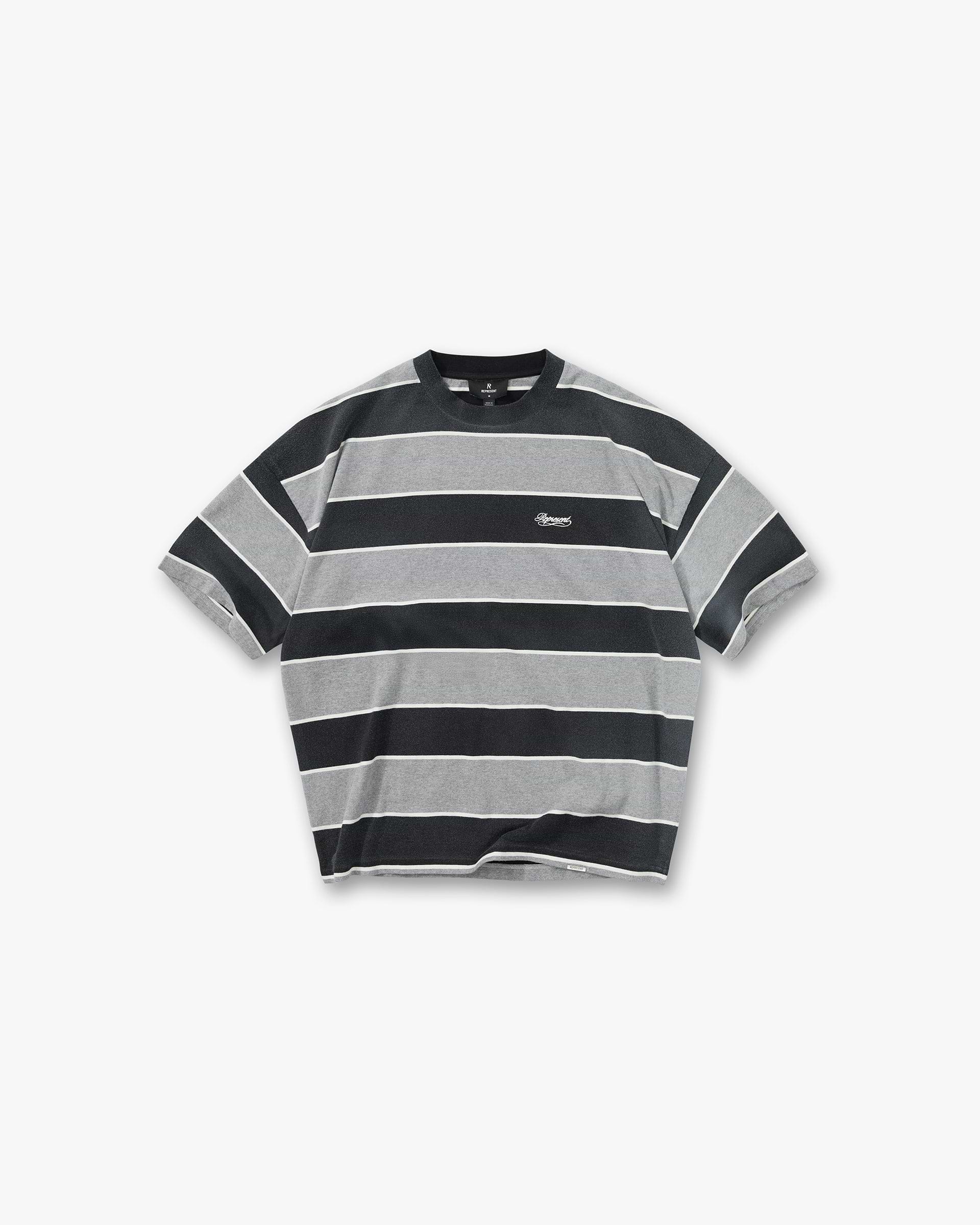Calfornia_Striped_T-Shirt_-_Jet_Black_Grey_Marl_01.jpg