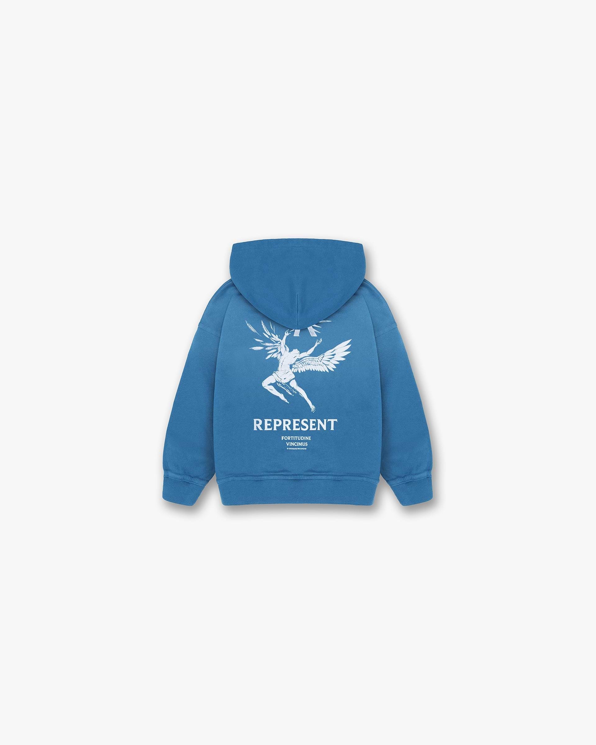 Mini Icarus Hoodie - Azul Celeste