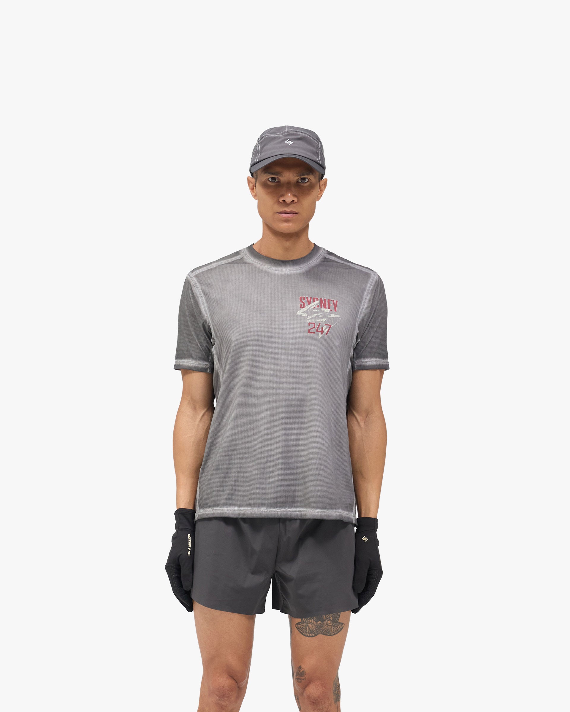 247 Sydney T-Shirt - Washed Grey