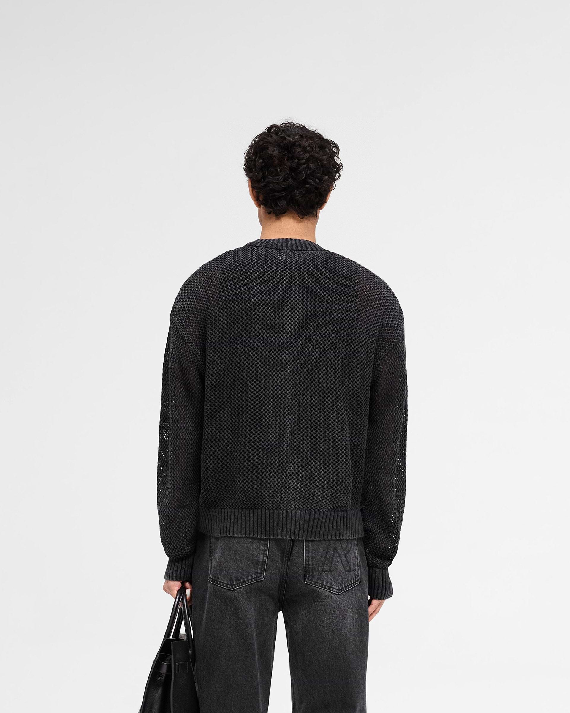 Open Gauge Knit Sweater - Negro Azabache