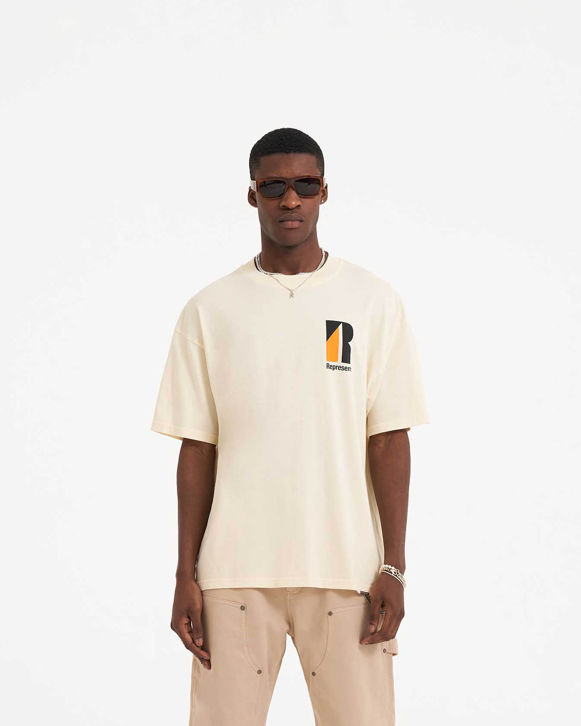 Decade Of Speed T-Shirt | Cream T-Shirts SS23 | Represent Clo