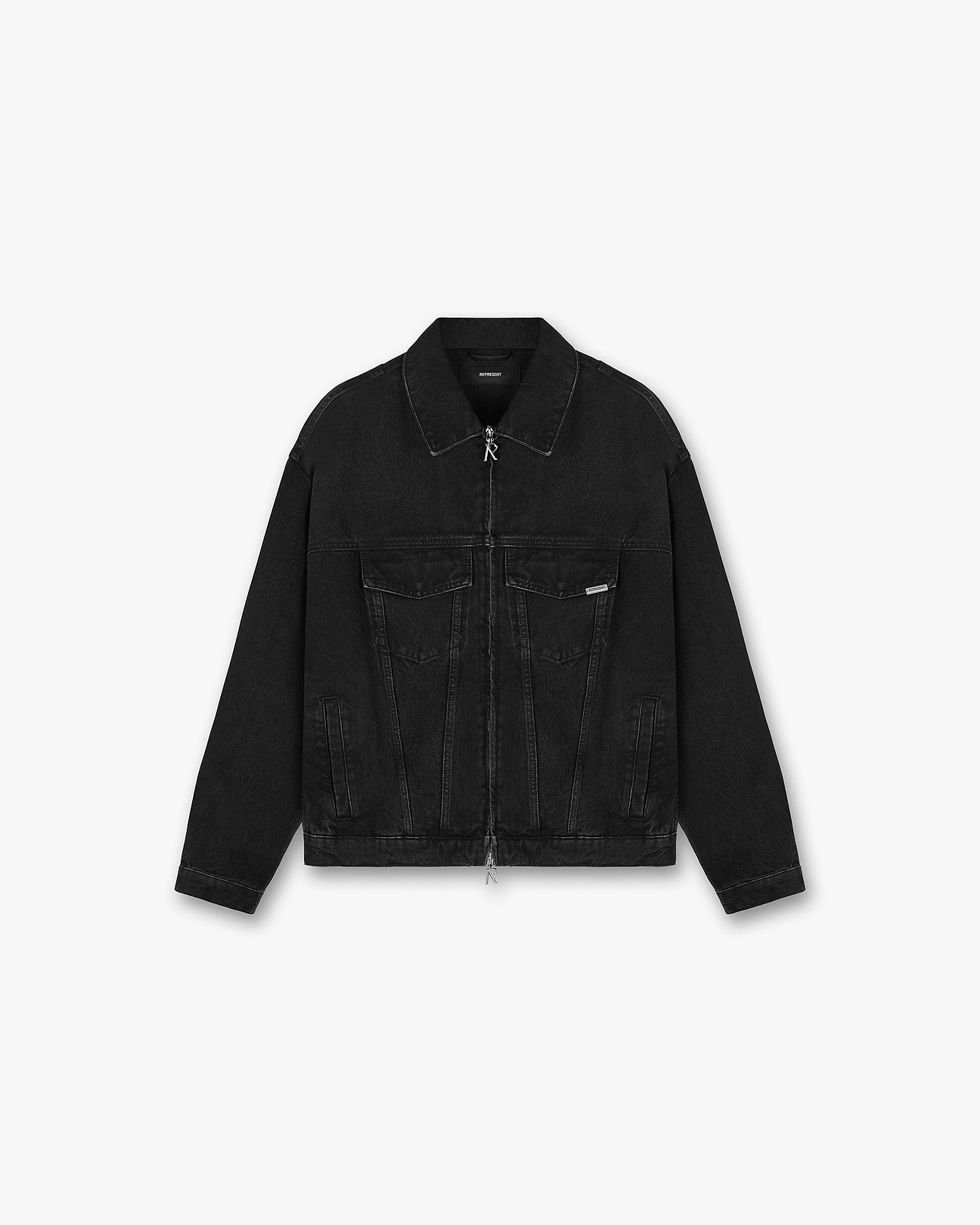 R4 Denim Jacket | Blue Cream | REPRESENT