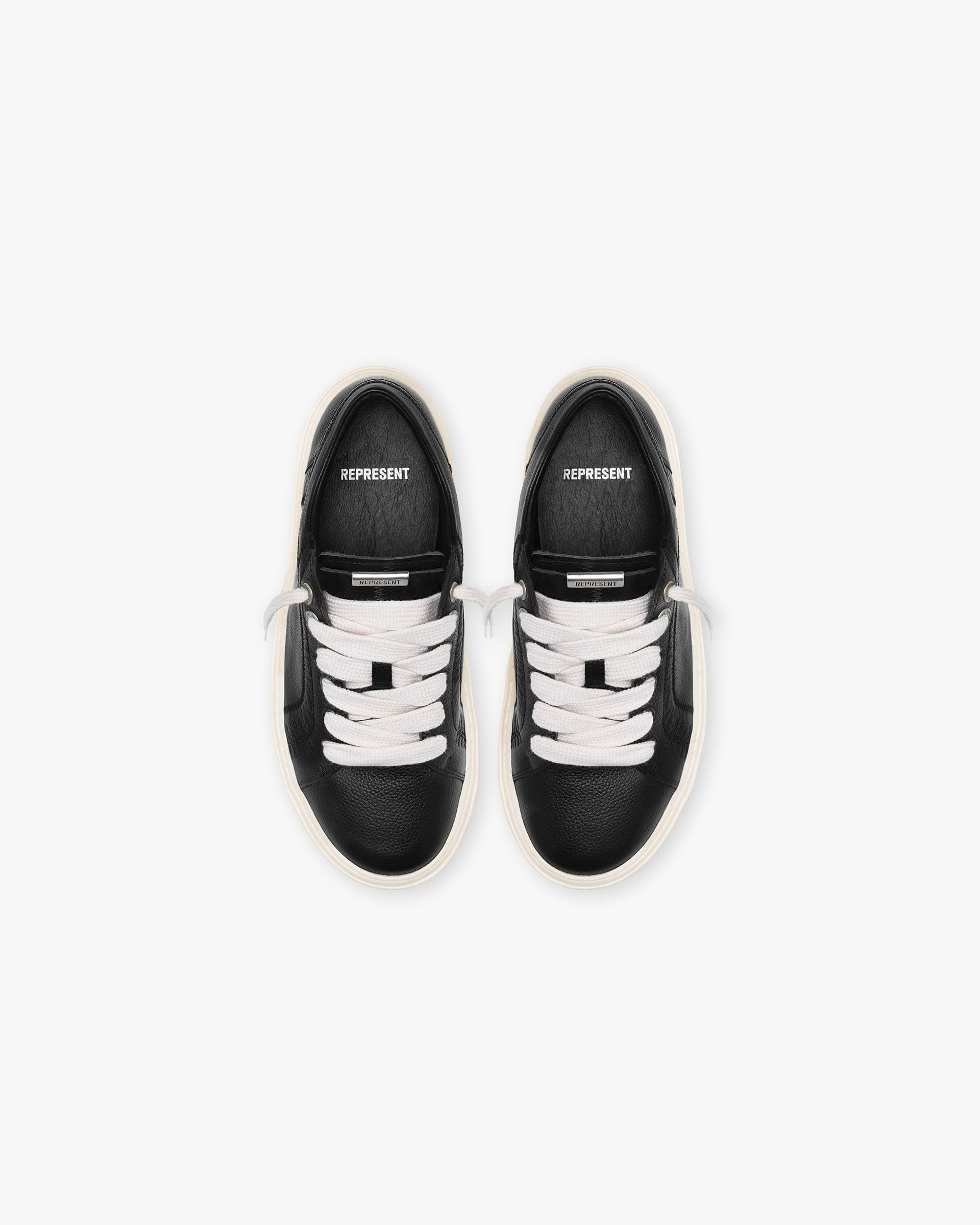 HTN Low Tumbled Leather - Schwarz