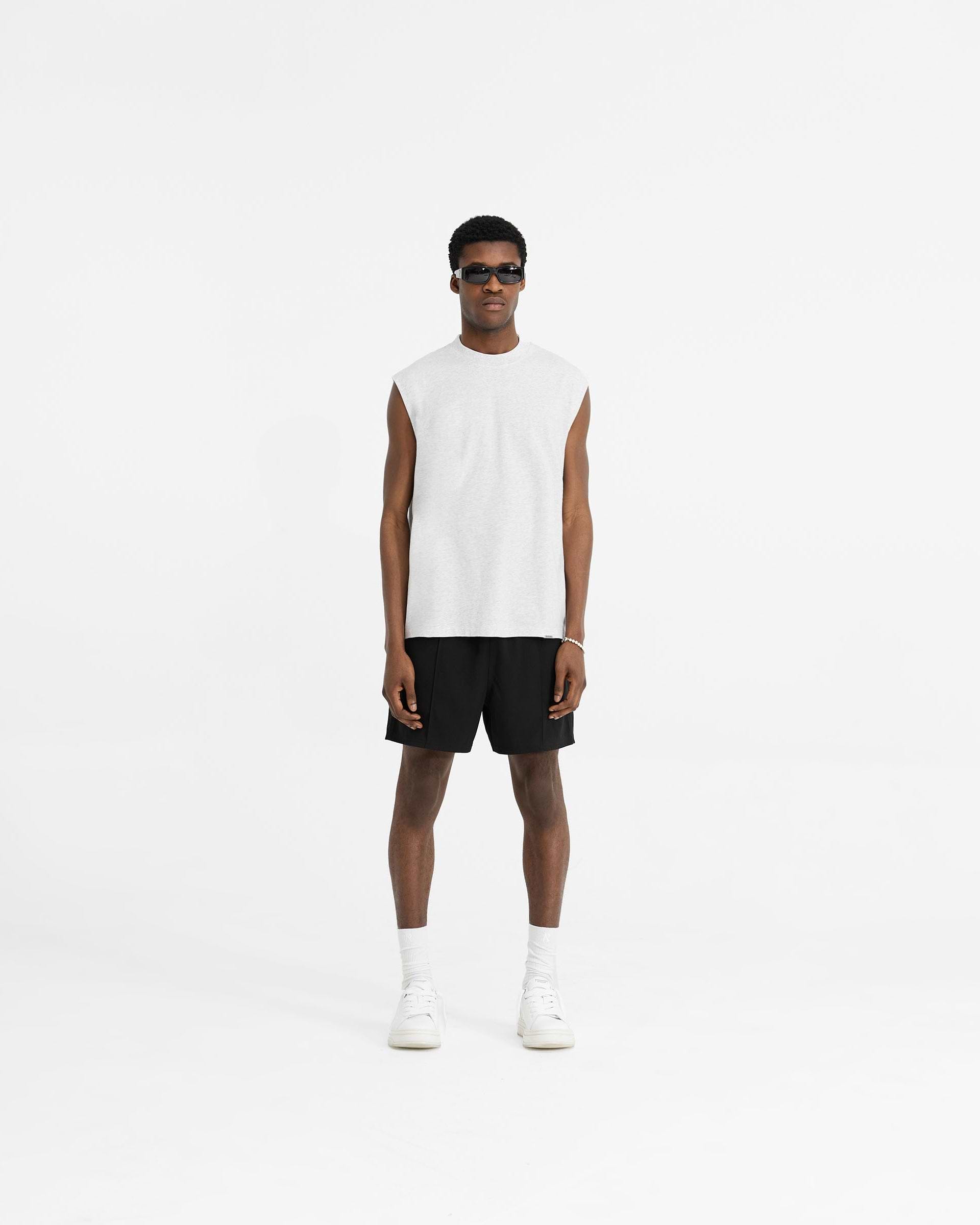 Initial Boxy Tank - Gris Hielo Jaspeado