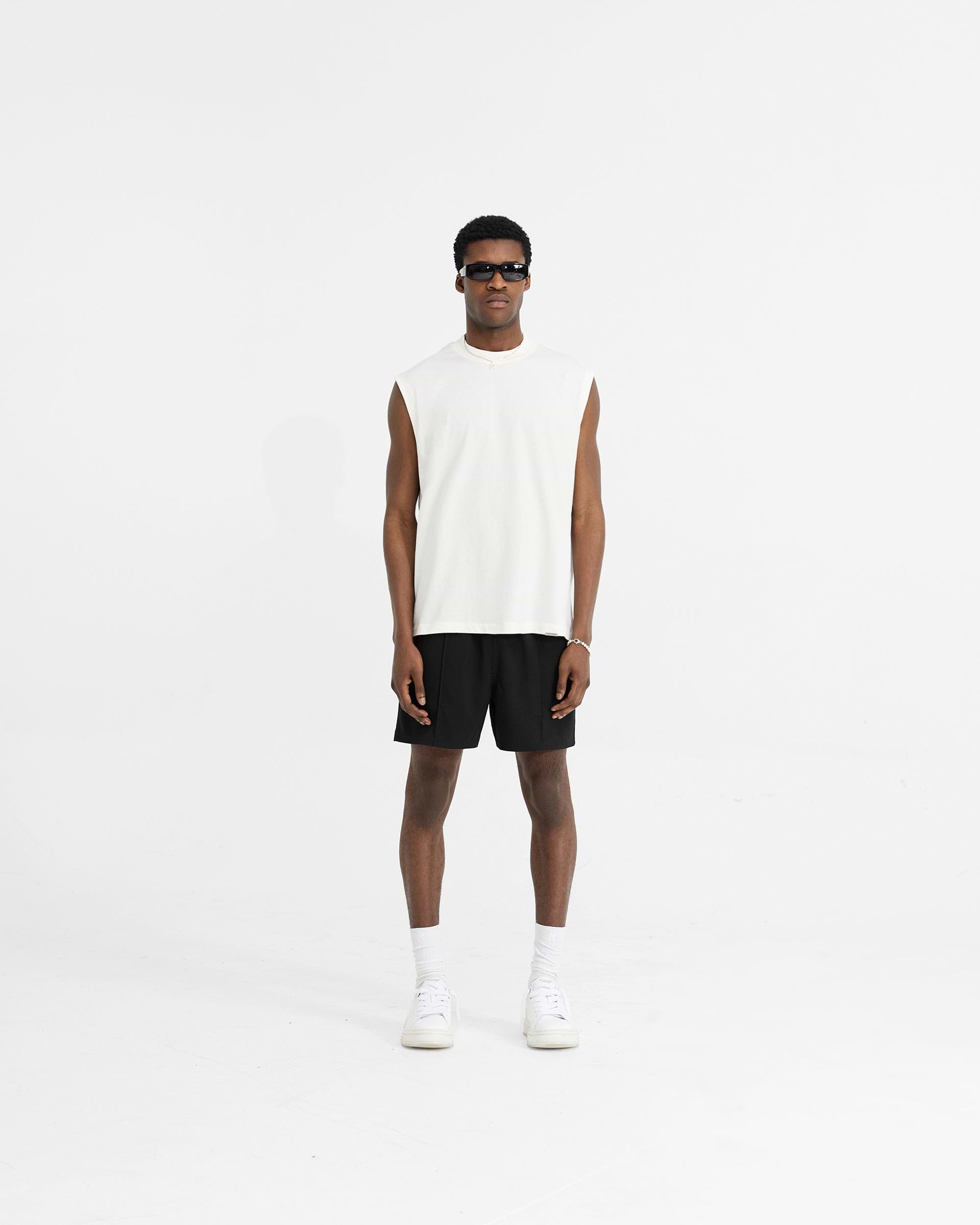 Initial Boxy Tank - Blanco Mate