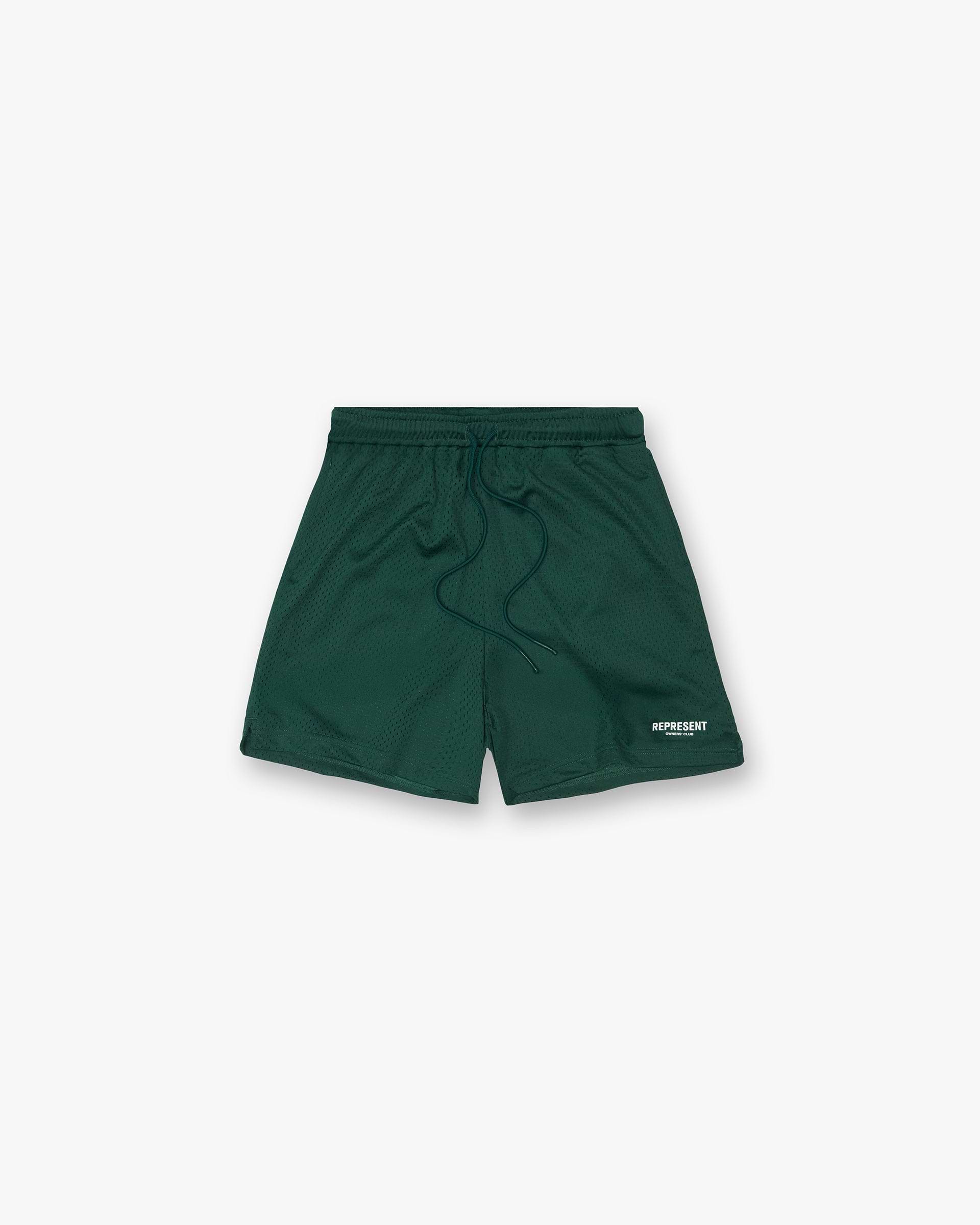Represent Owners Club Mesh Shorts - Renngrün