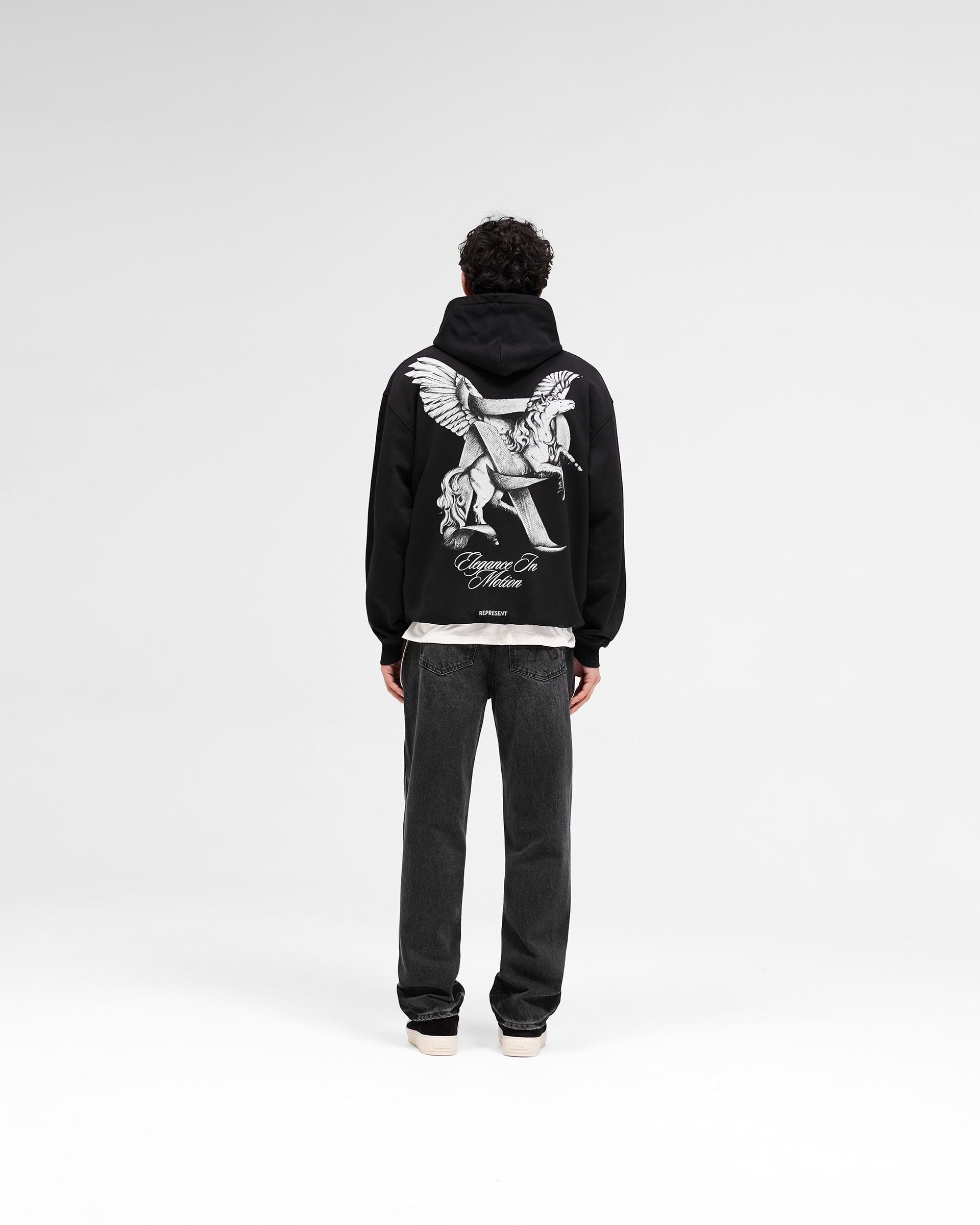 Elegance In Motion Hoodie - Noir de jais