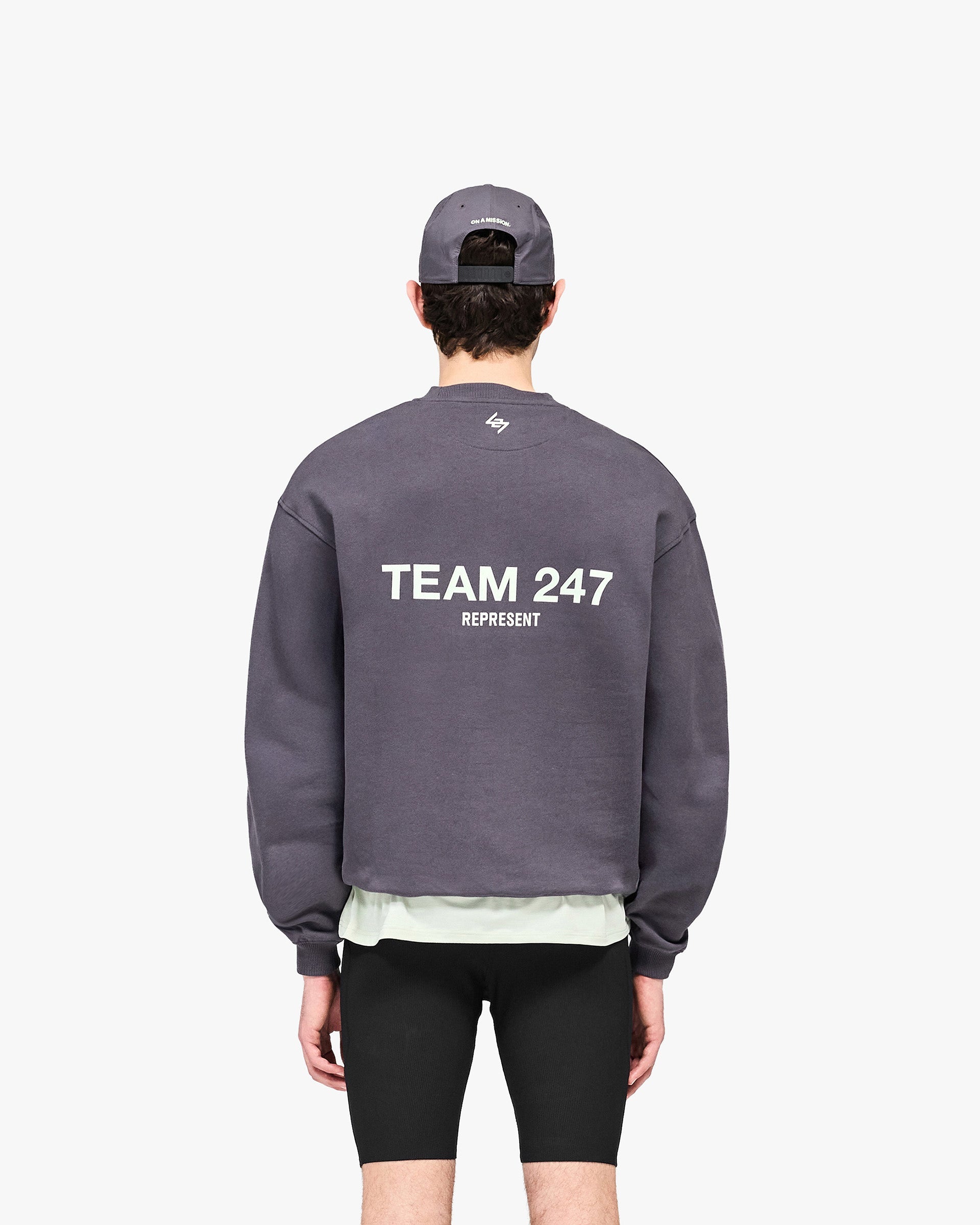 Team 247 Oversized Sweater - Graphene