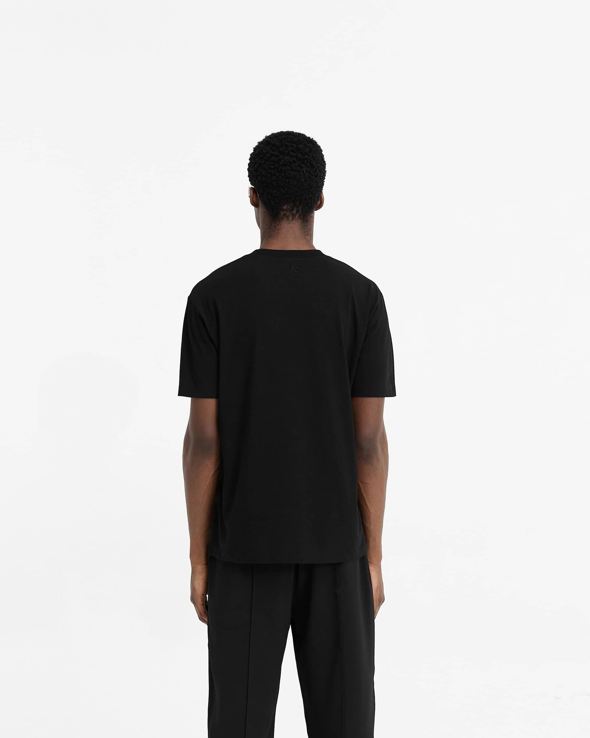 Initial T-Shirt - Schwarz
