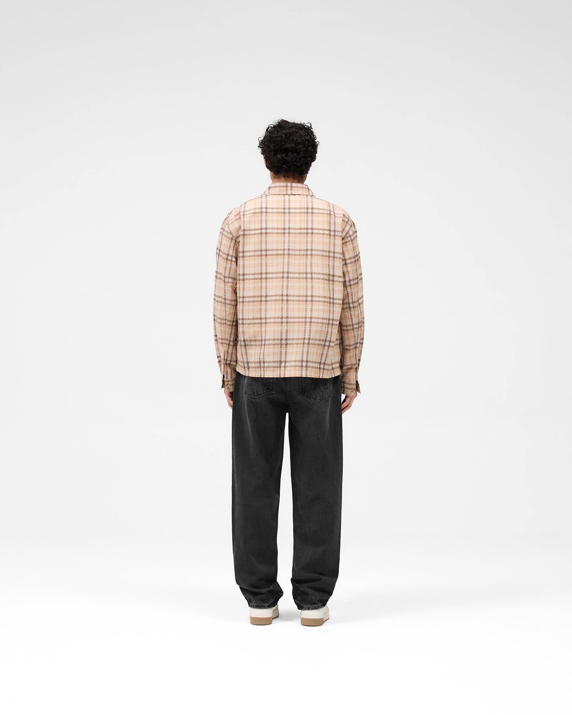 Sheer Flannel Shirt - Cuadros Marrón