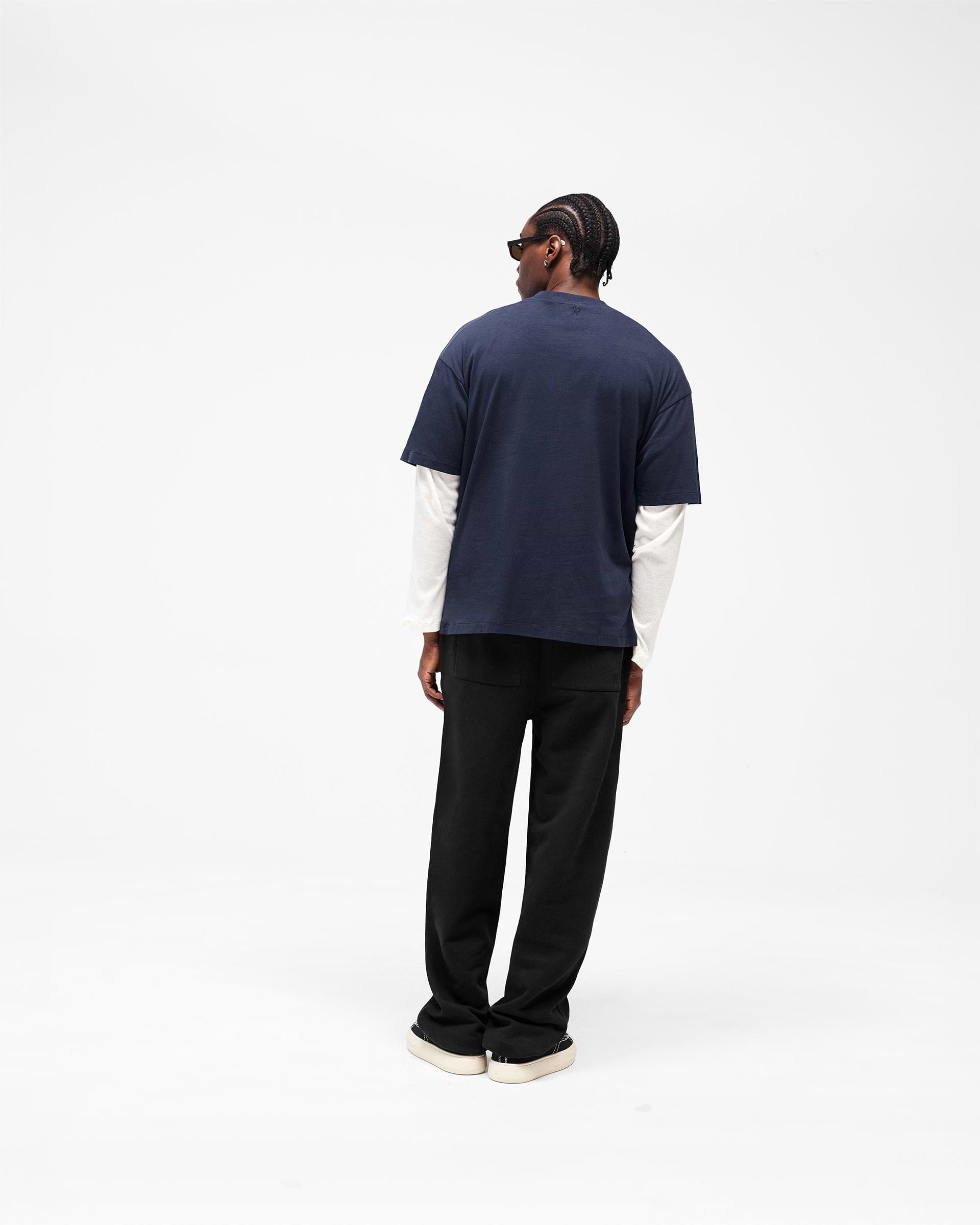 Initial Oversized T-Shirt - Midnight Navy