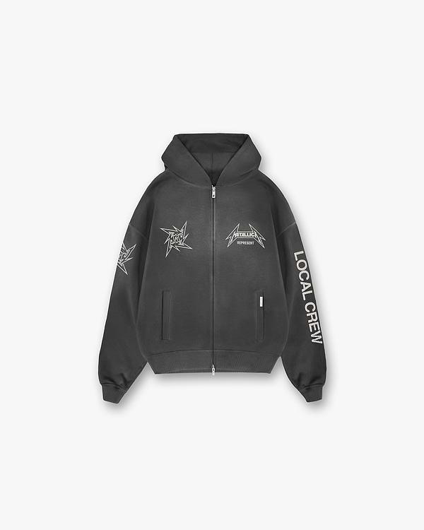 Sweat à capuche zippé Represent X Metallica™️ Local Crew