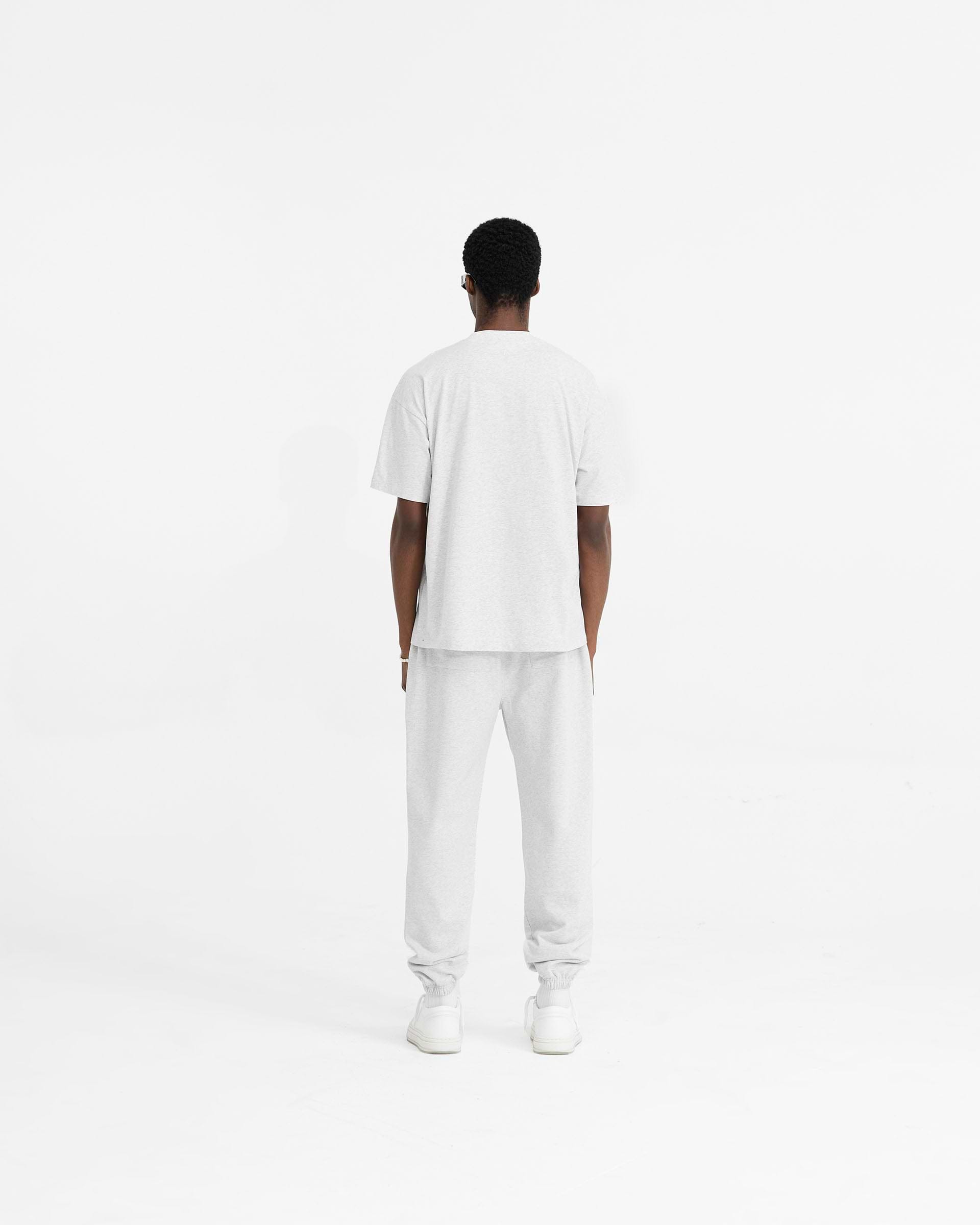 Initial Cuffed Sweatpant - Gris Hielo Jaspeado