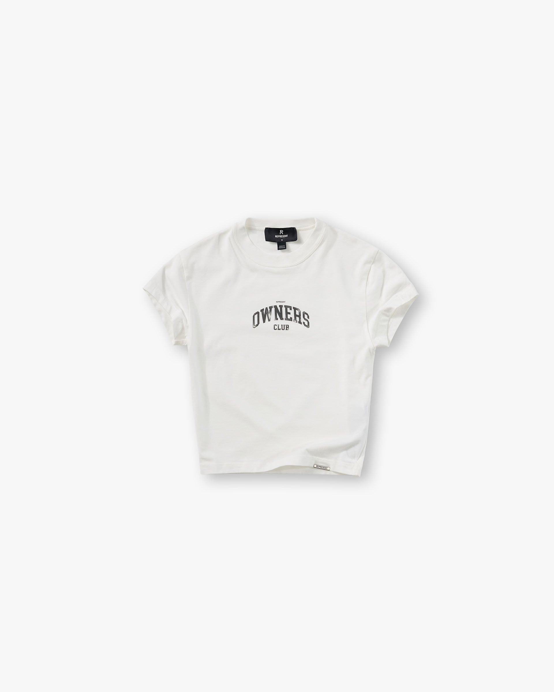 Represent Owners Club Baby Tee - Flat White
