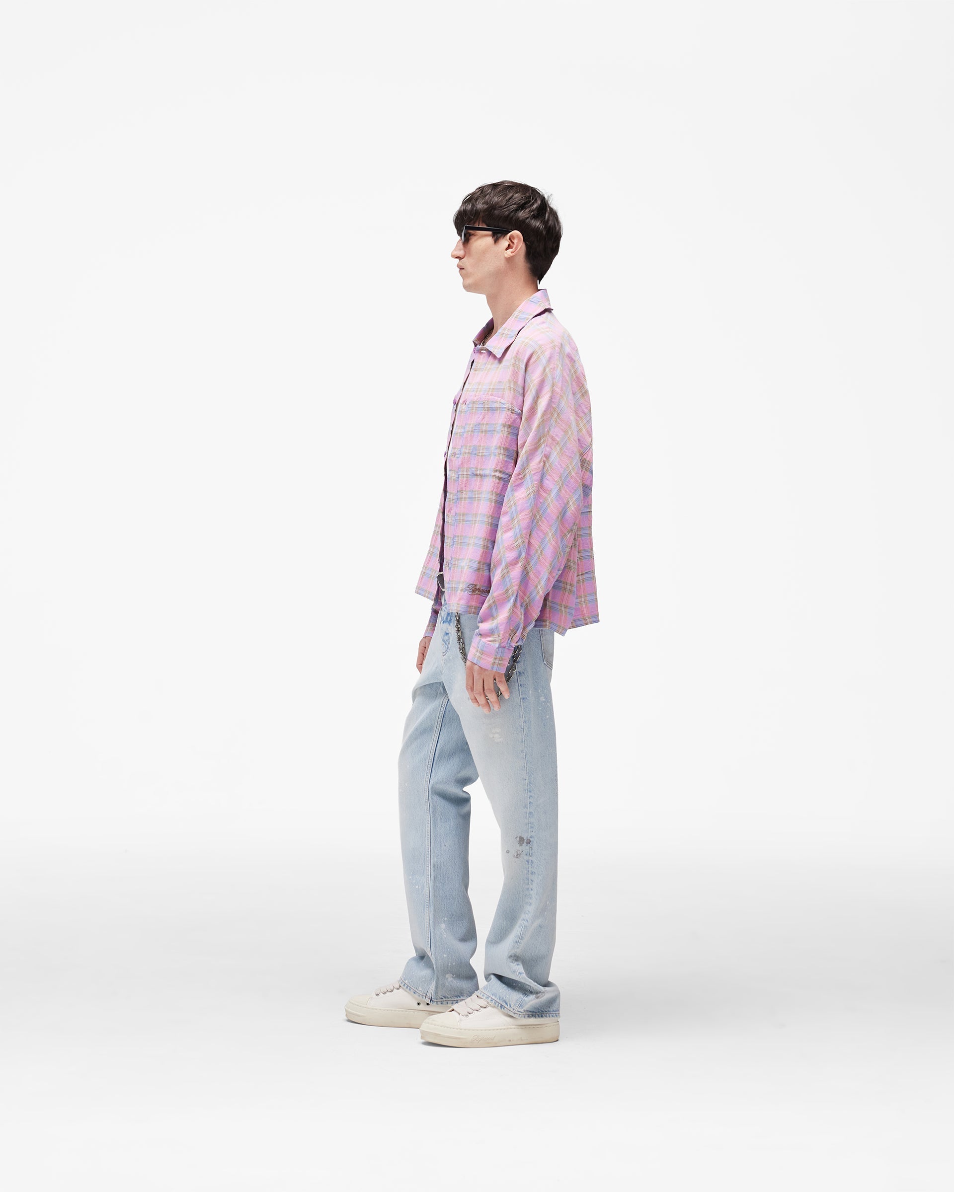 Santa Monica Flannel Shirt - Blush