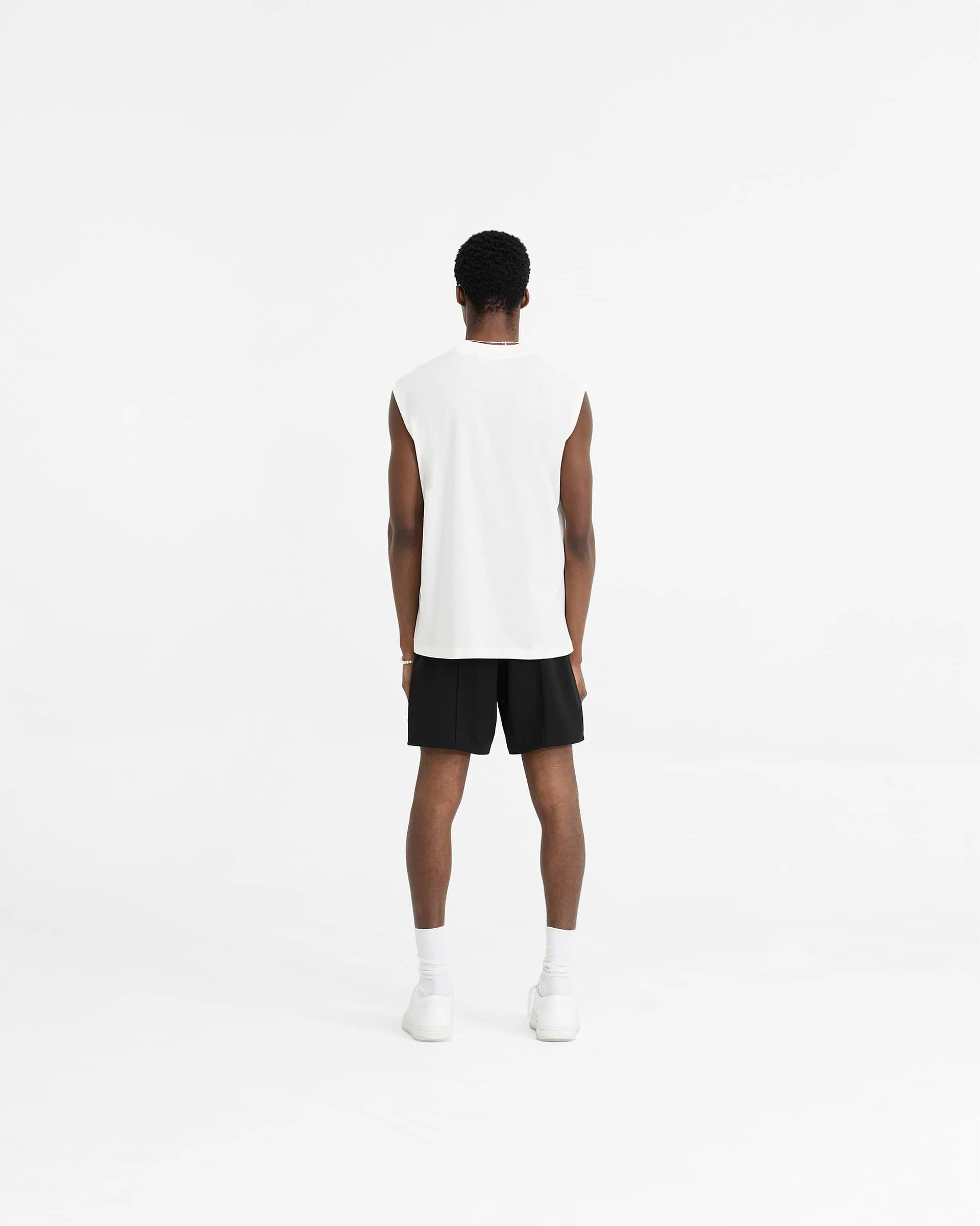 Initial Boxy Tank - Blanco Mate