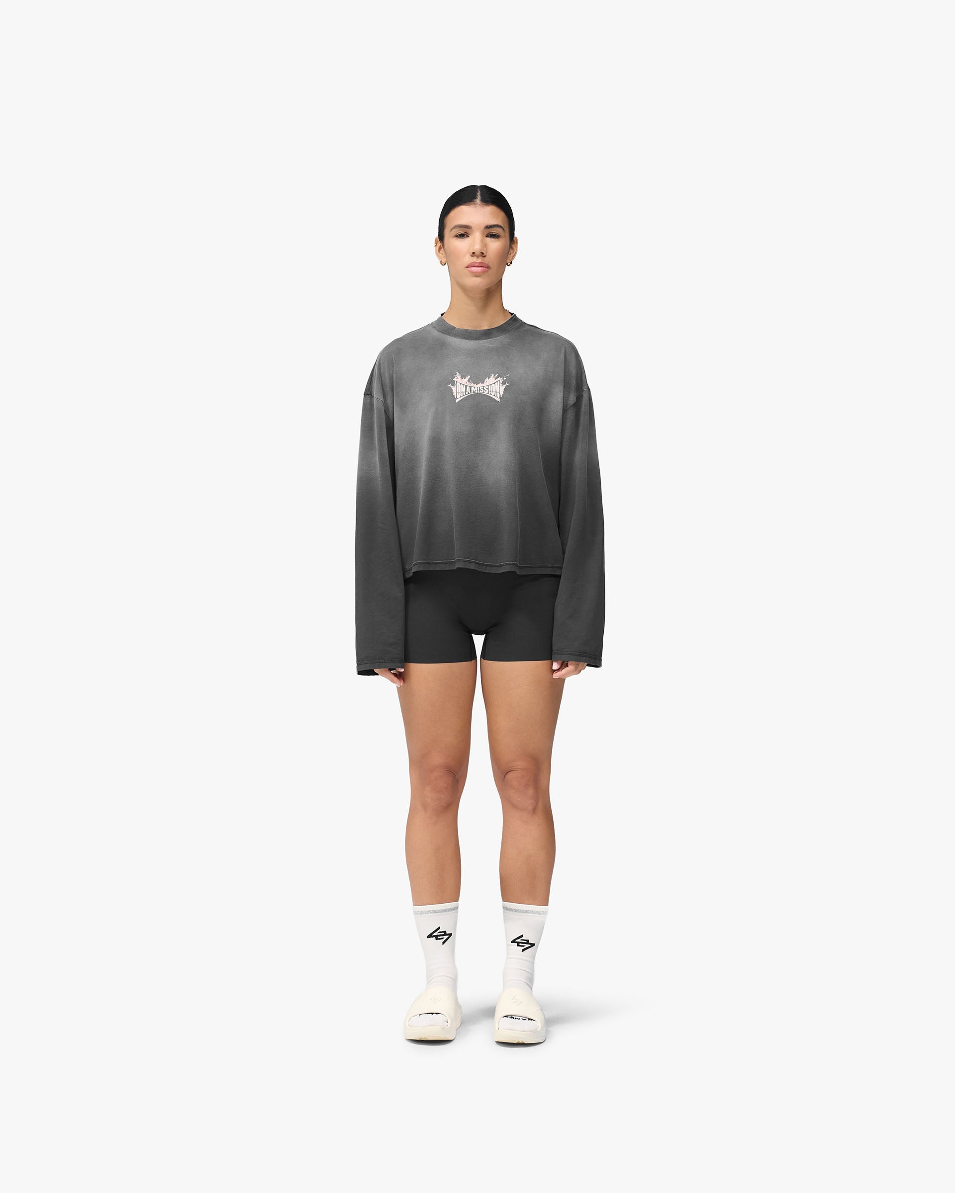 247 Ignite Long Sleeve T-Shirt - Vintage Black