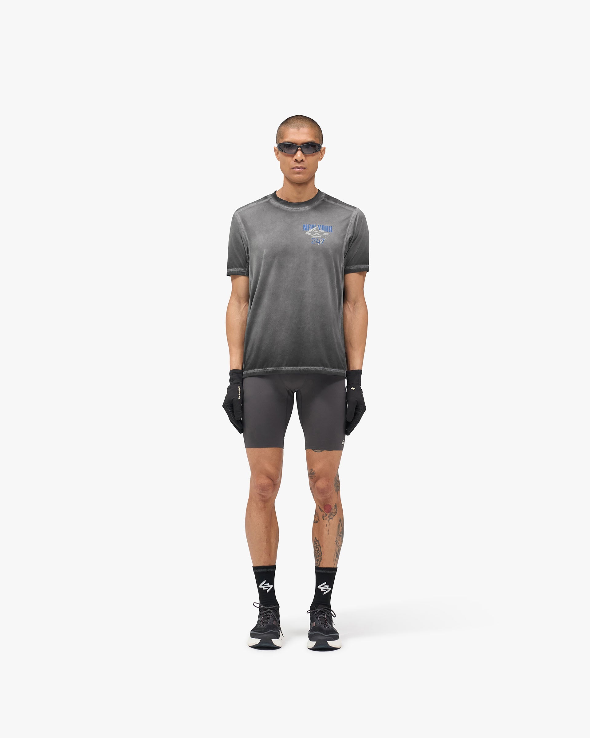 247 New York T-Shirt - Washed Grey